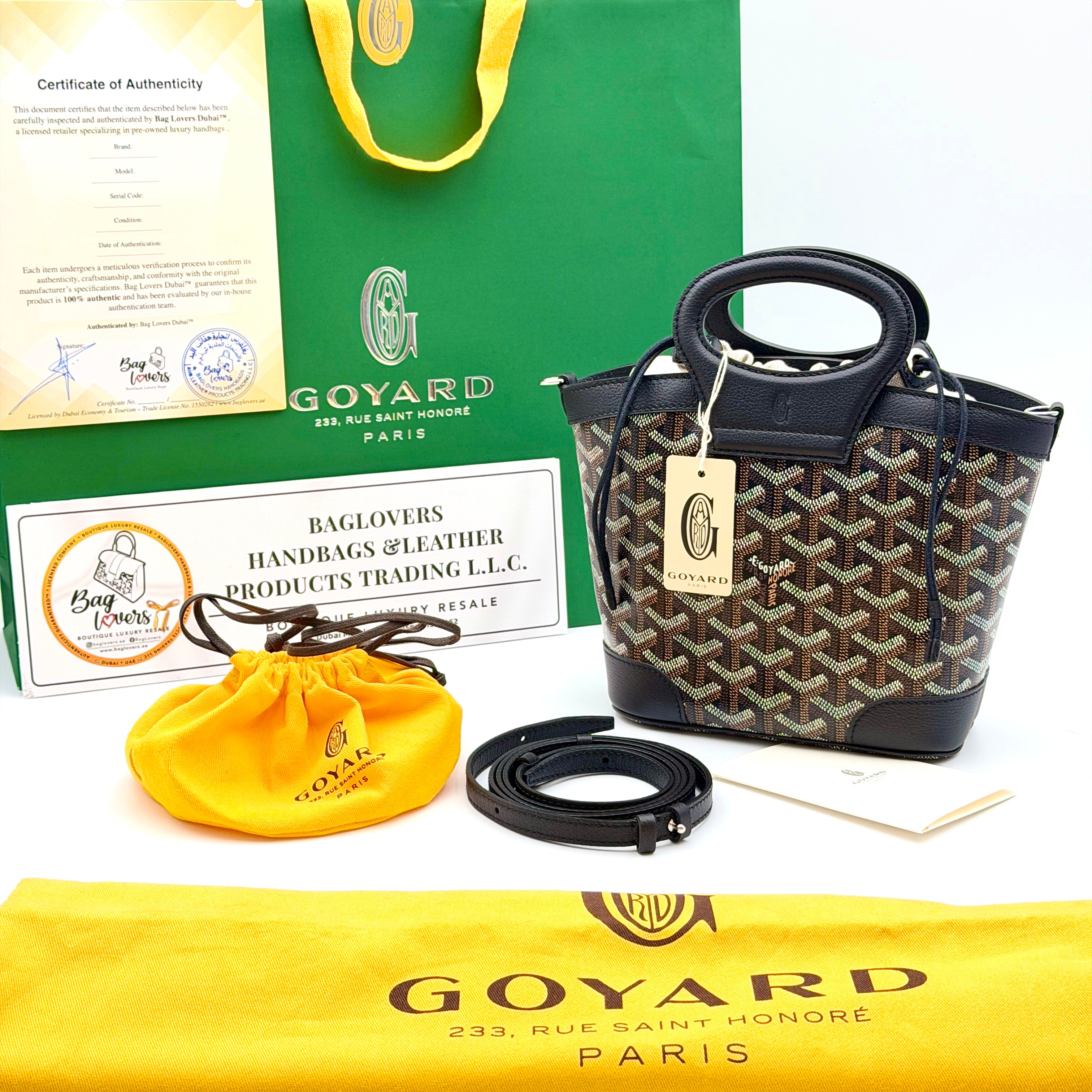 Goyard Beluga Mini Bag - Black