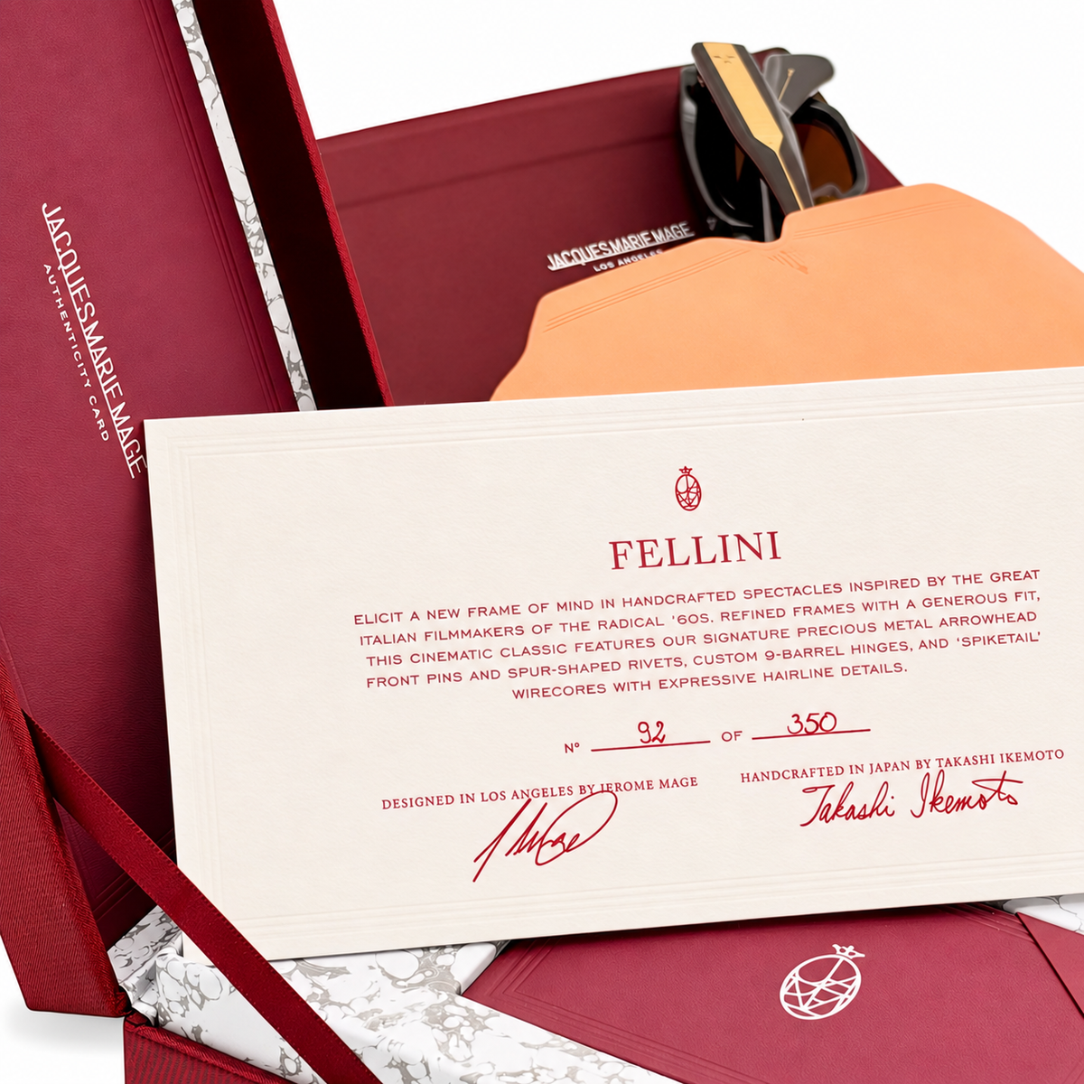 JACQUES MARIE MAGE - FELLINI - WALNUT