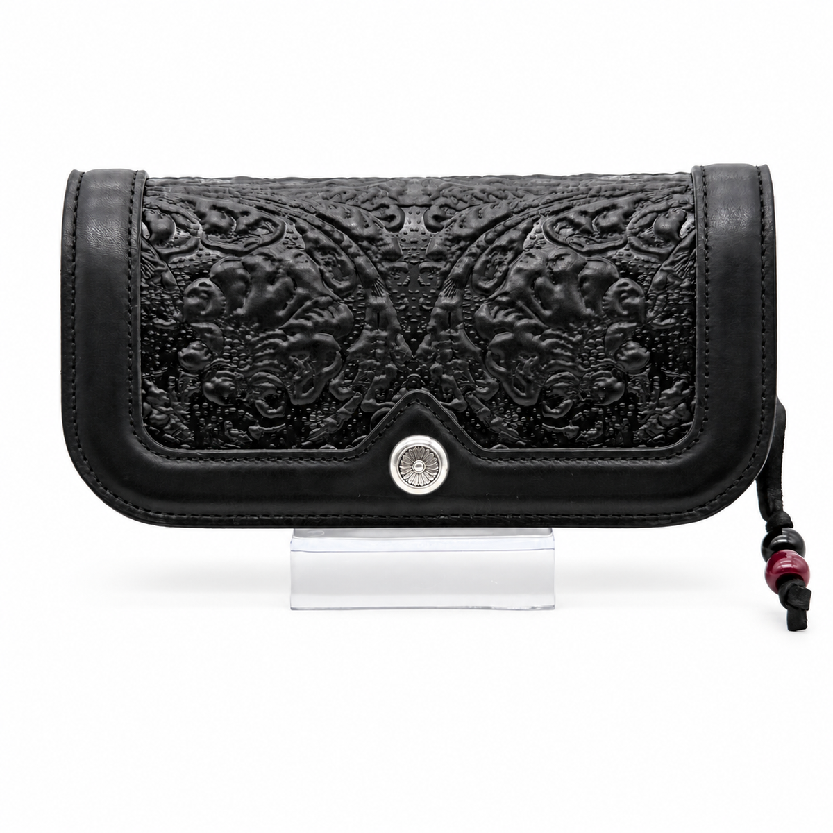 JACQUES MARIE MAGE LAST FRONTIER CASE – BLACK FULL LEATHER