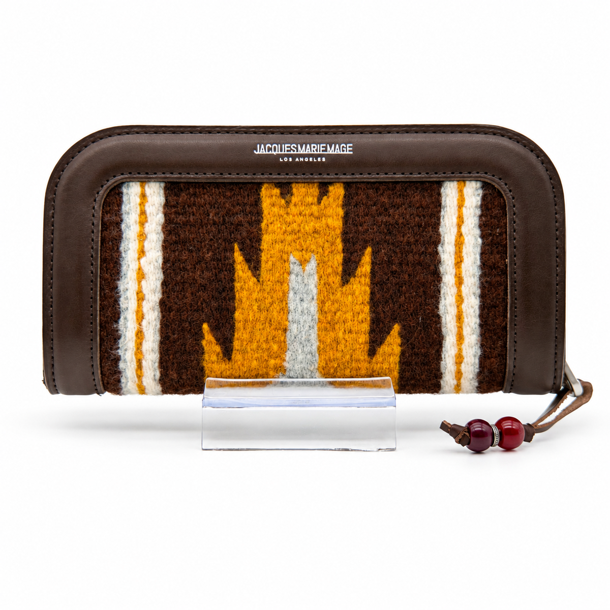 JACQUES MARIE MAGE LAST FRONTIER CASE – BROWN / IVORY WOVEN
