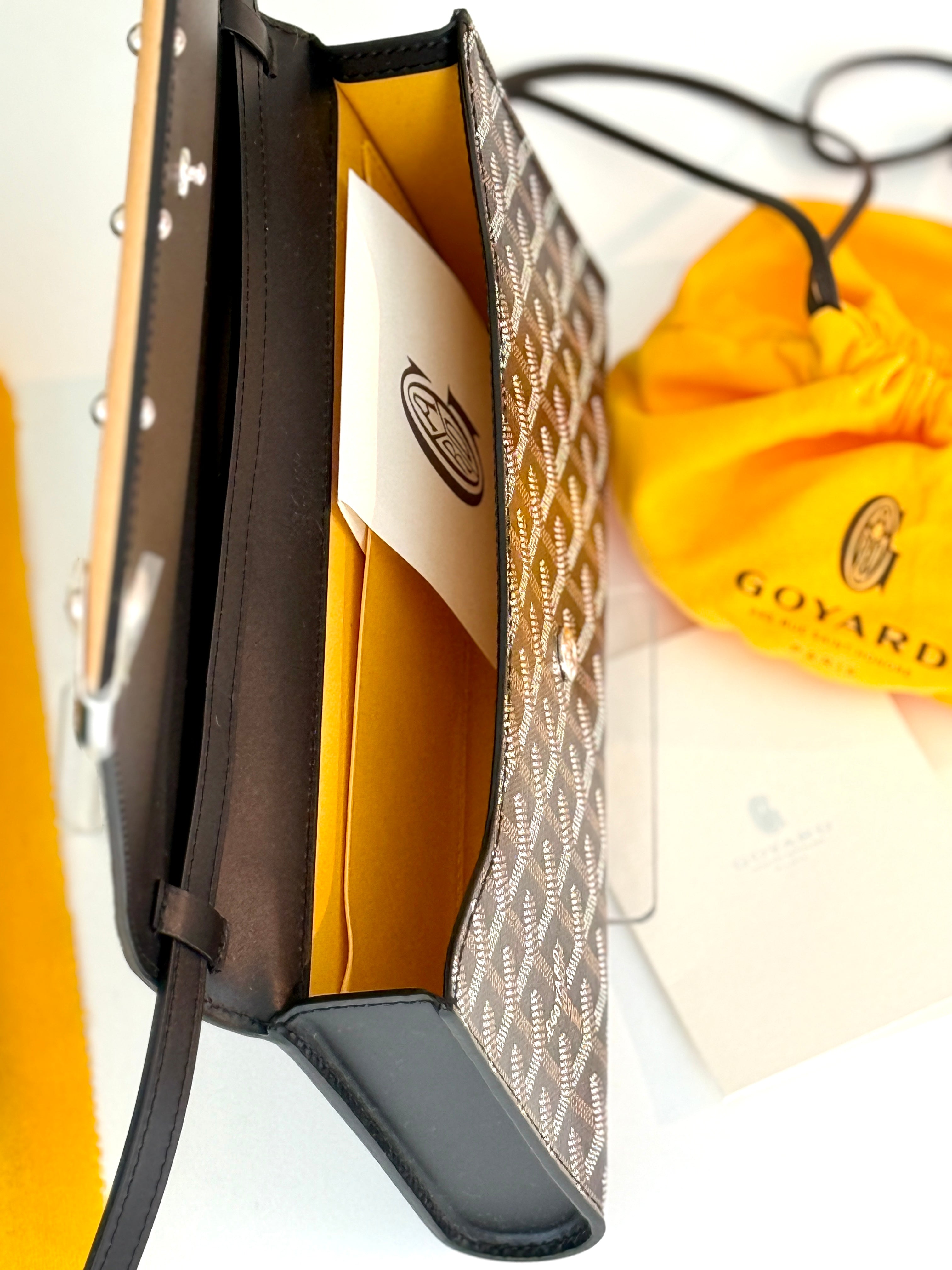 Goyard Monte Carlo PM Clutch - Black