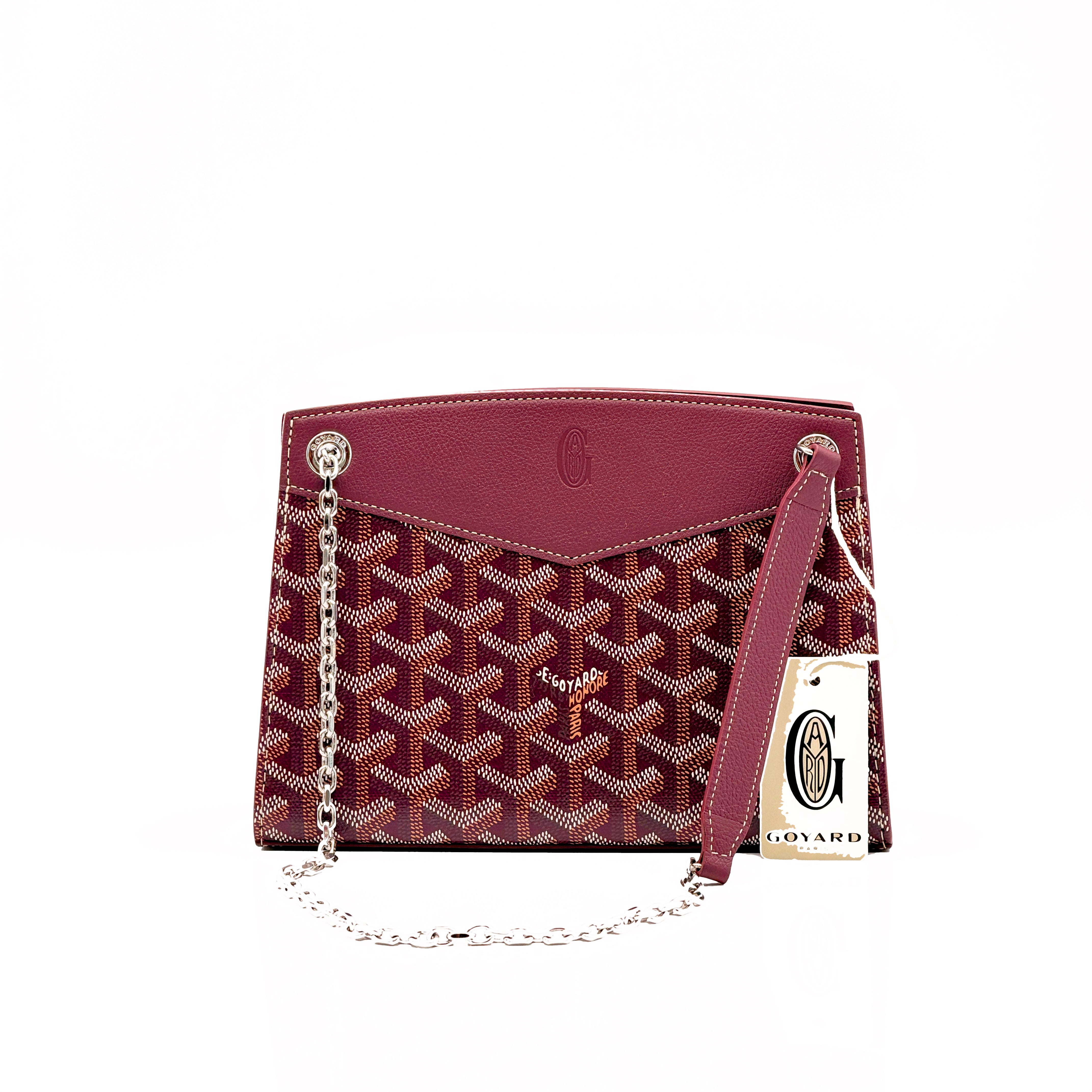 Goyard Rouette Structuré Mini Bag - Bougundy