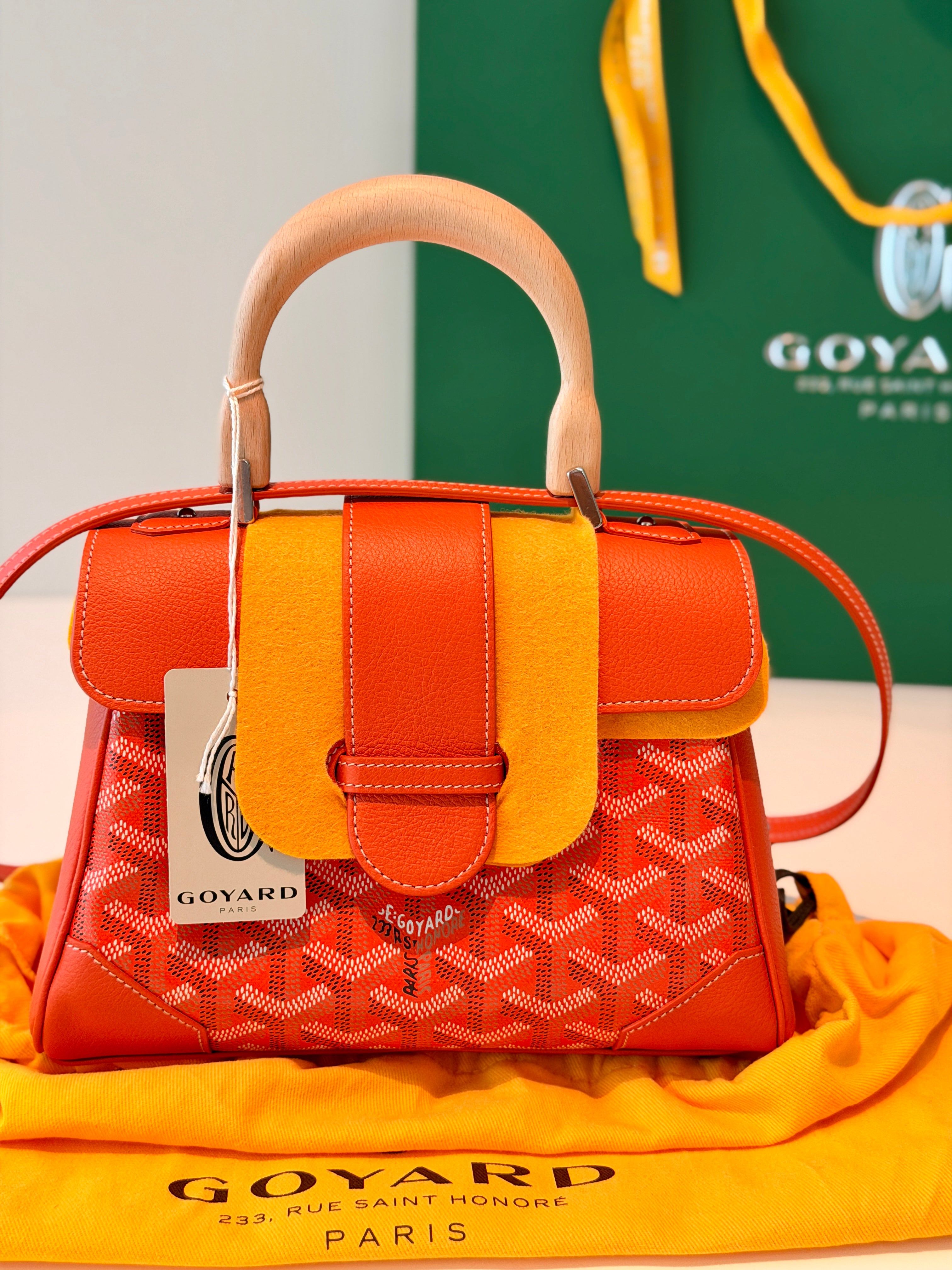 Goyard Saïgon Souple Mini Bag - Orange