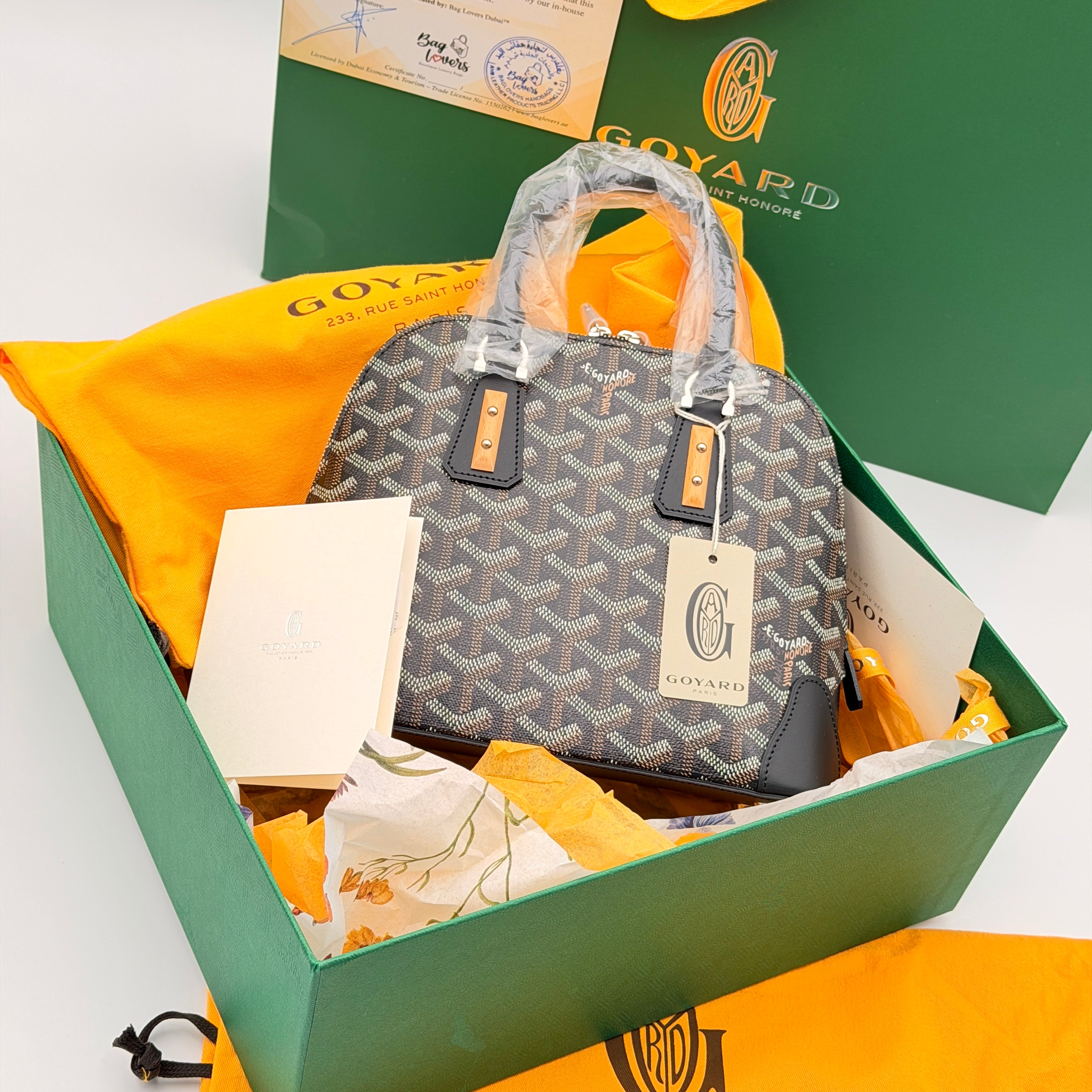 Goyard Vendôme Mini Bag - Black