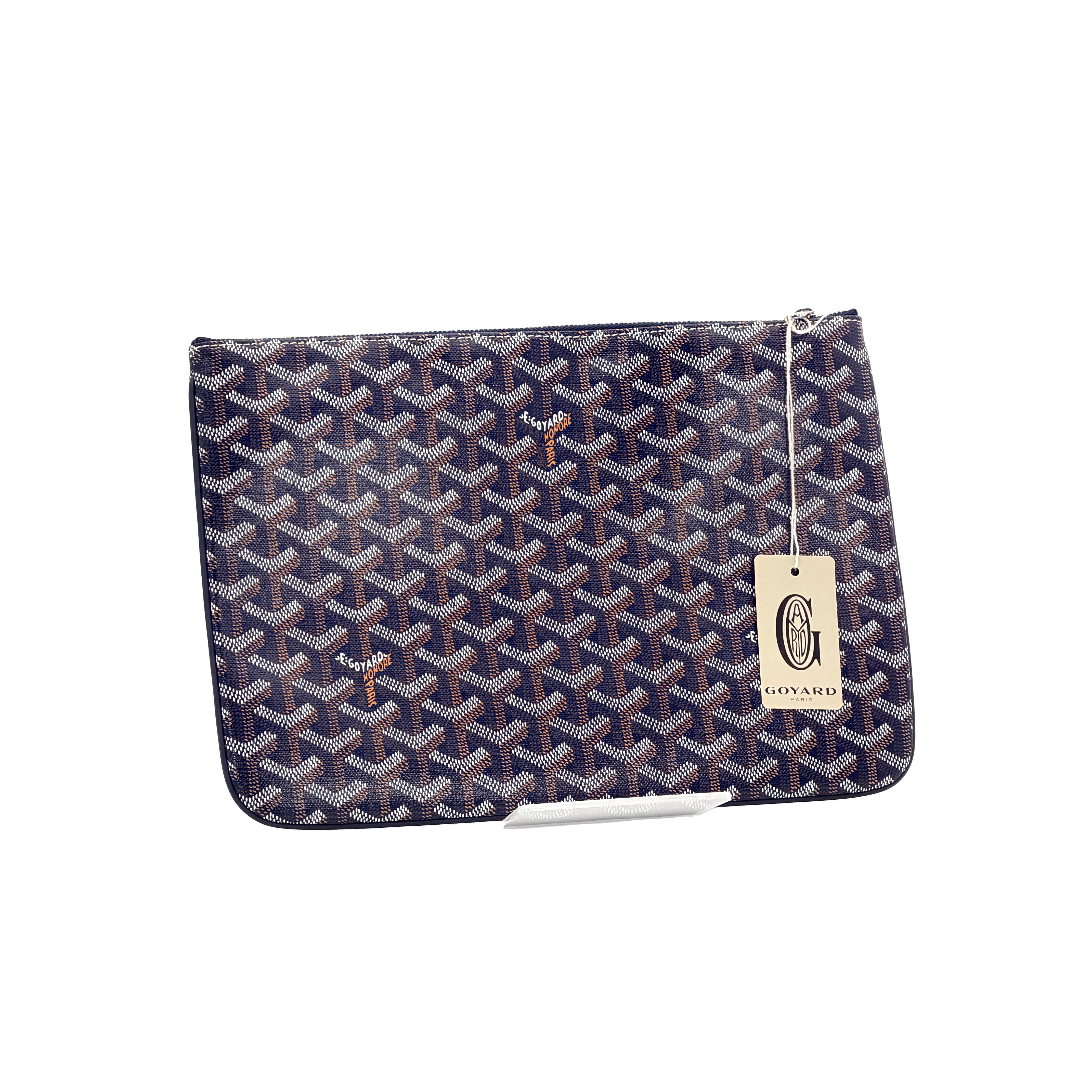 Goyard Senat MM Pouch - Navy Blue
