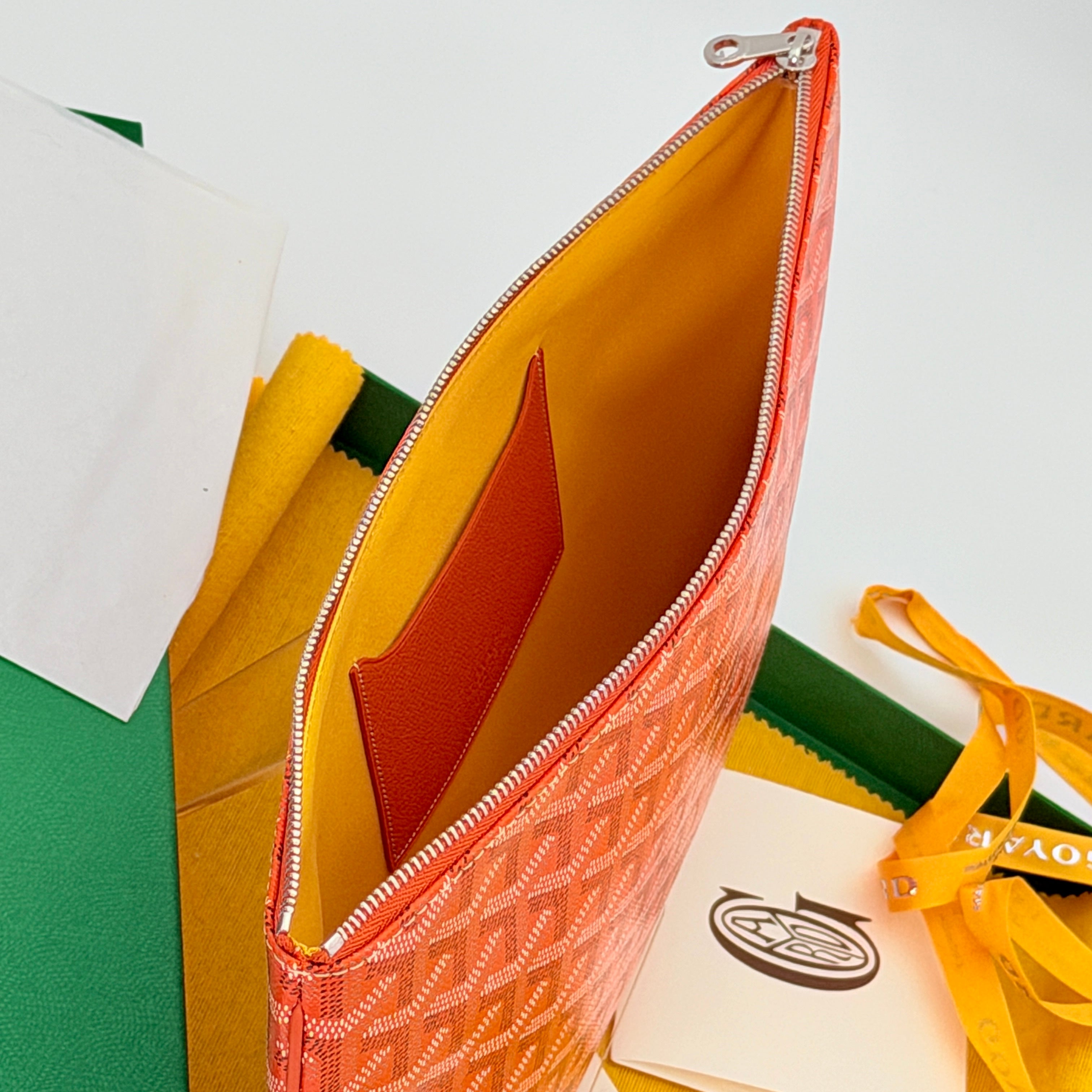 Goyard Senat MM Pouch - Orange