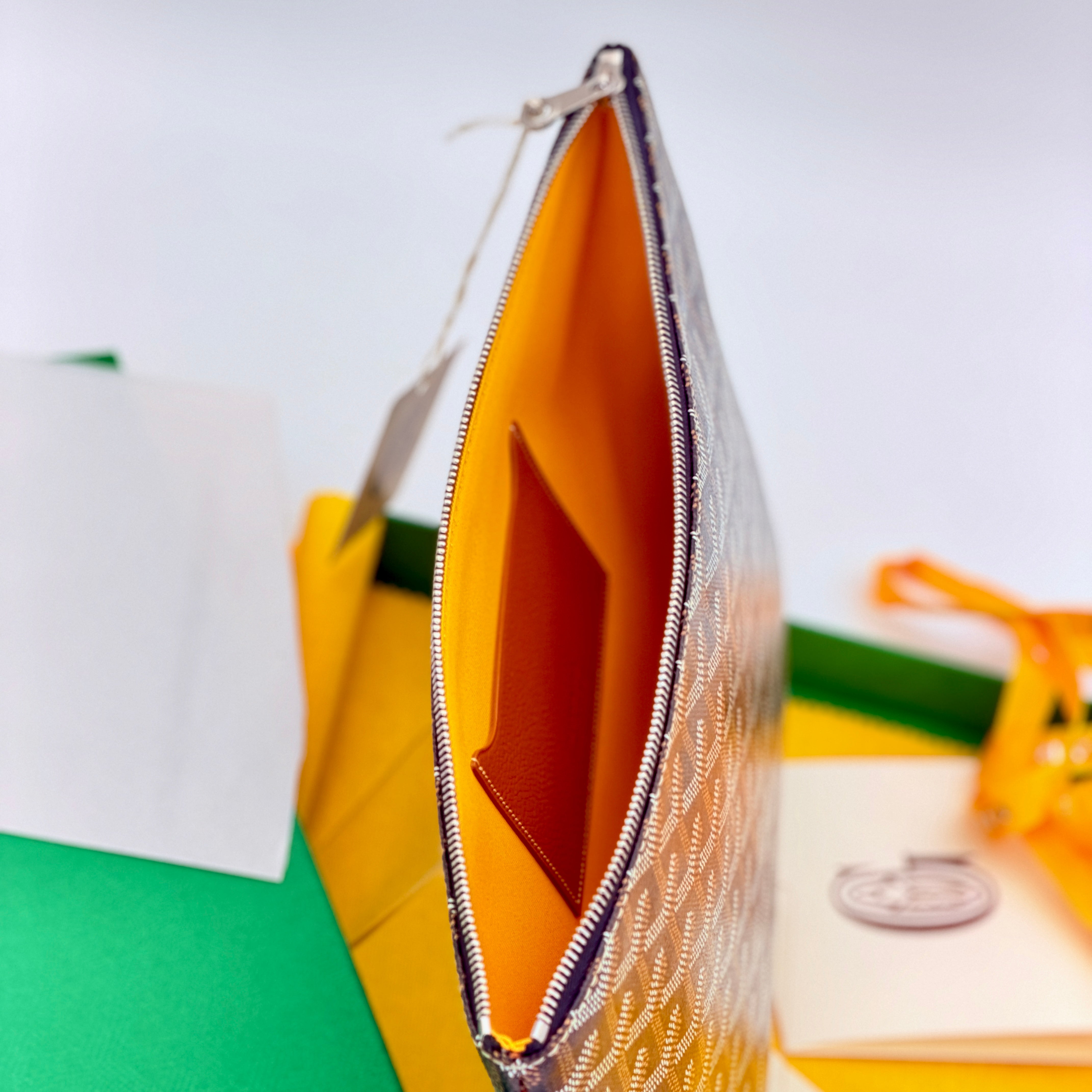 Goyard Senat MM Pouch - Tan