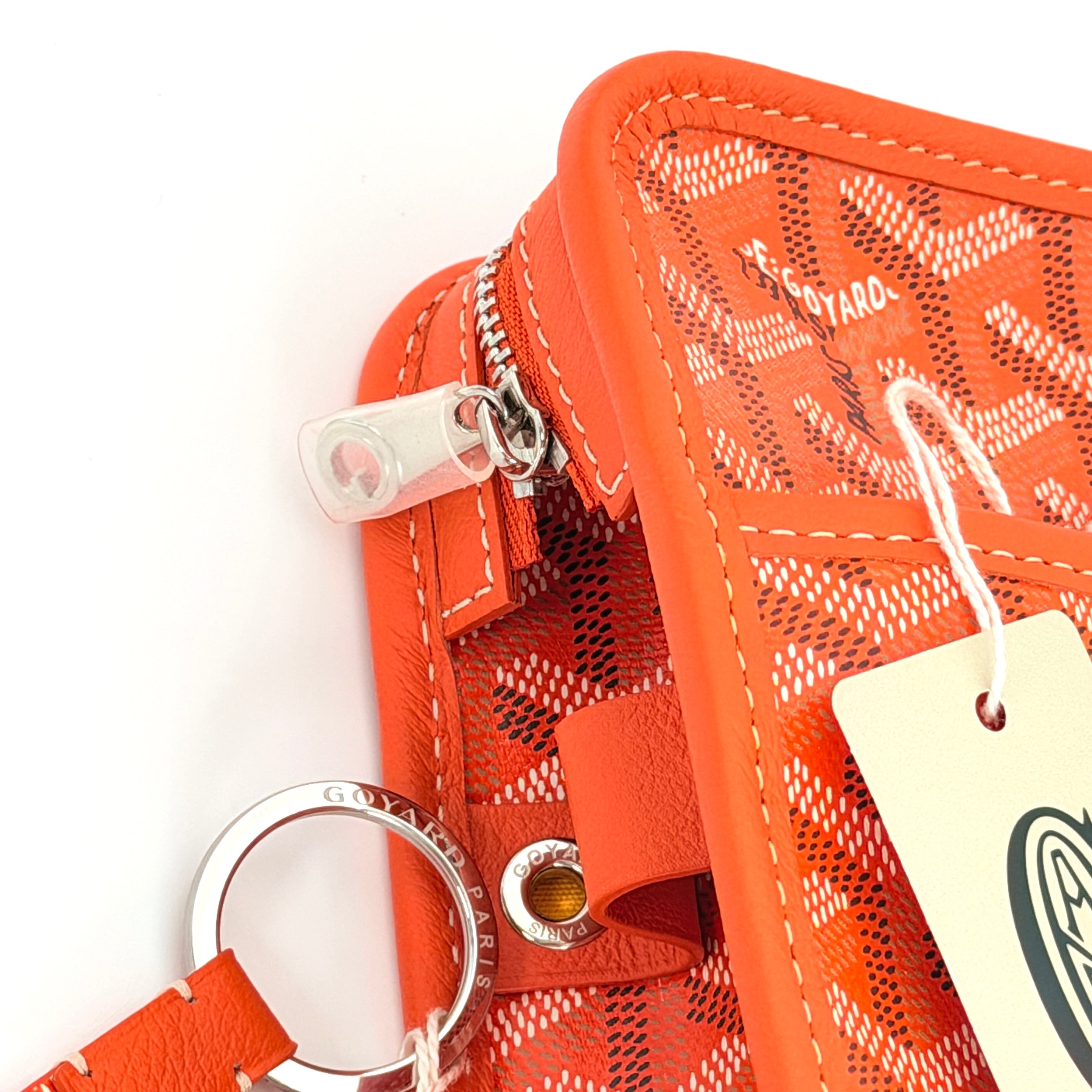 Goyard Sesame Keyring - Orange
