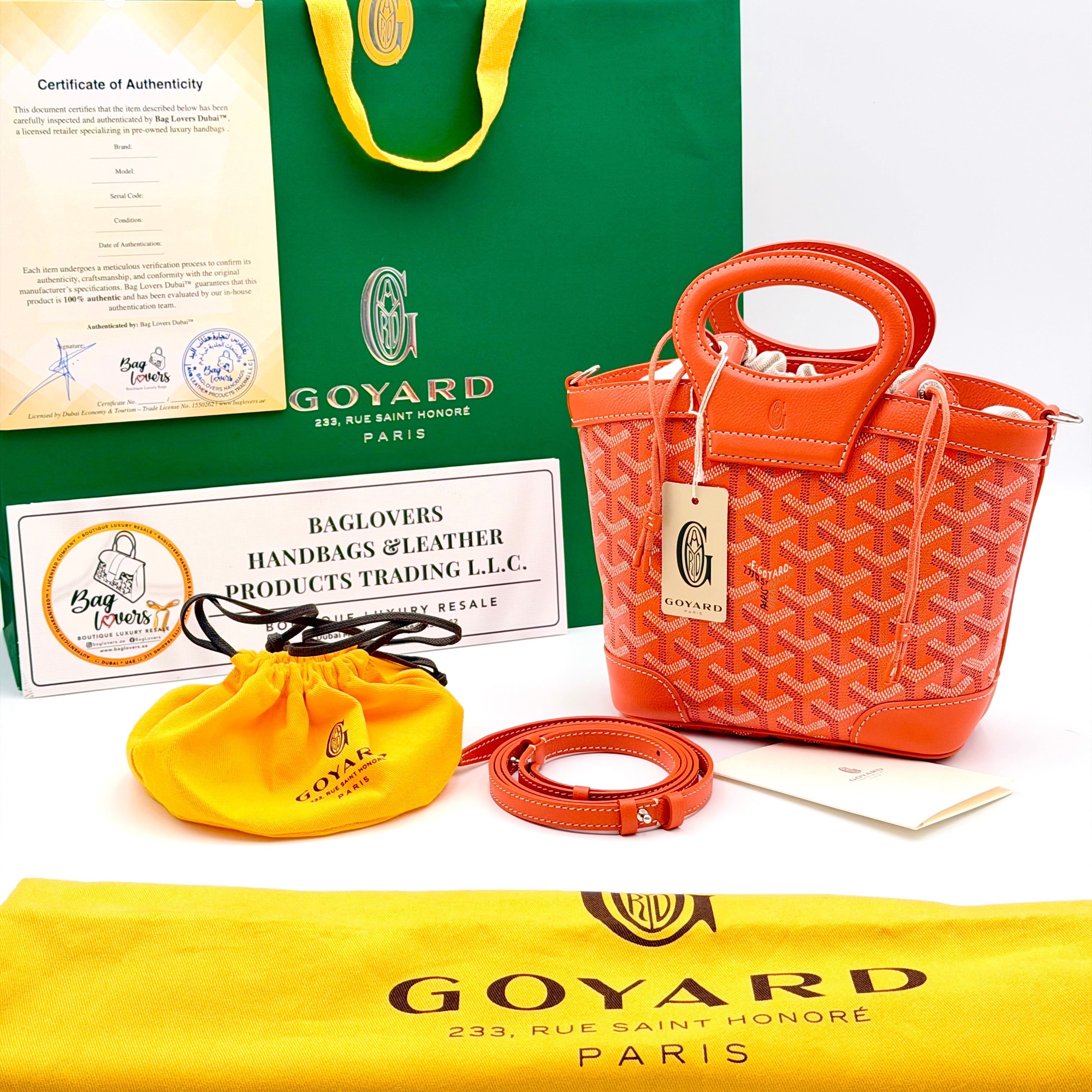 Goyard Beluga Mini Bag - Orange