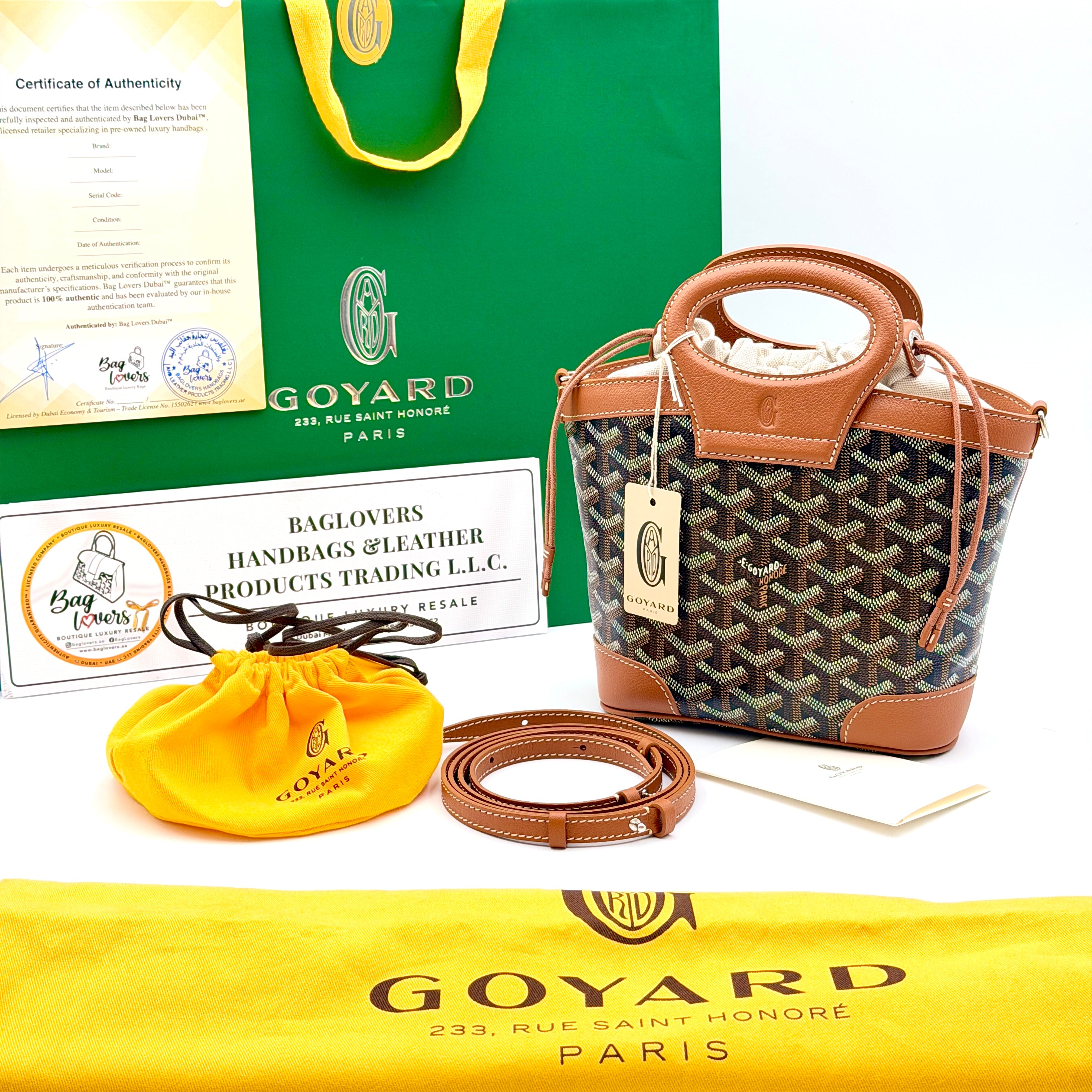 Goyard Beluga Mini Bag - Tan