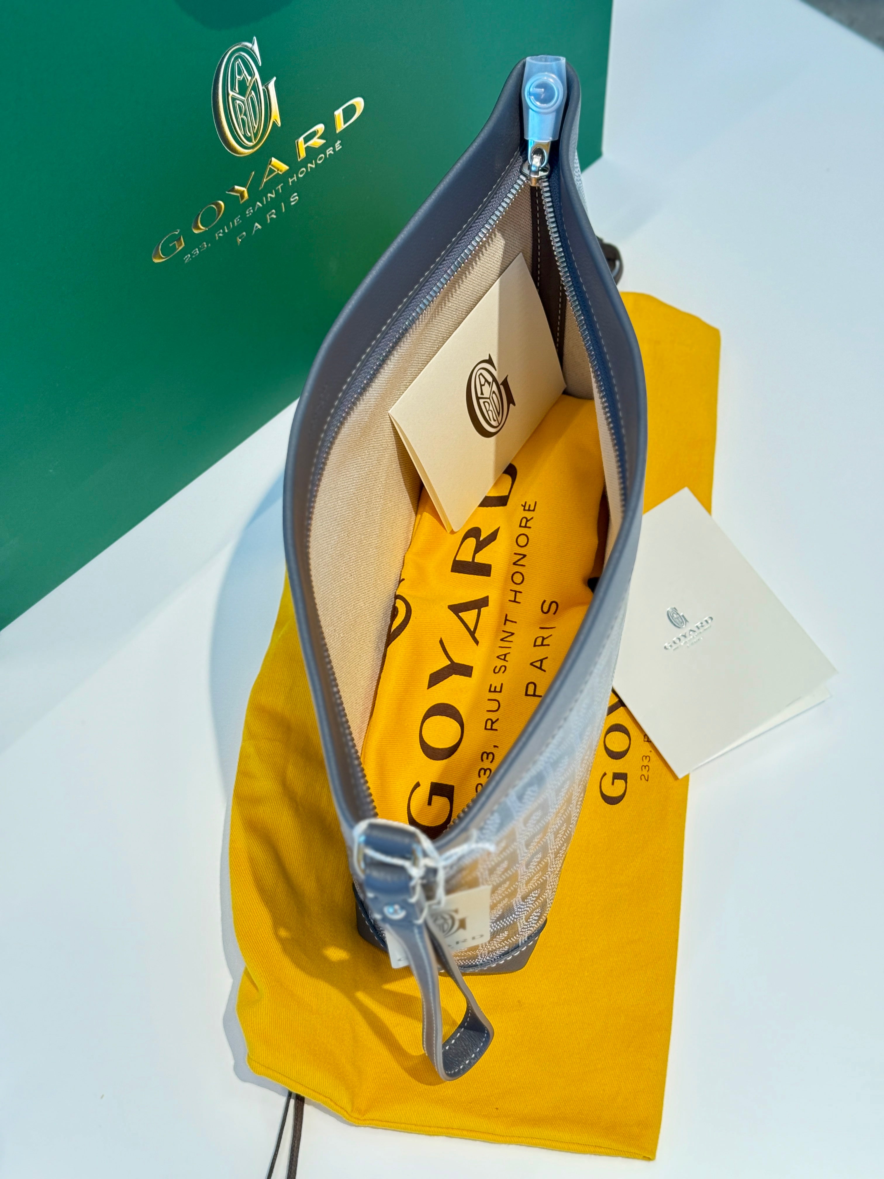 Goyard Conti Pouch - Gray