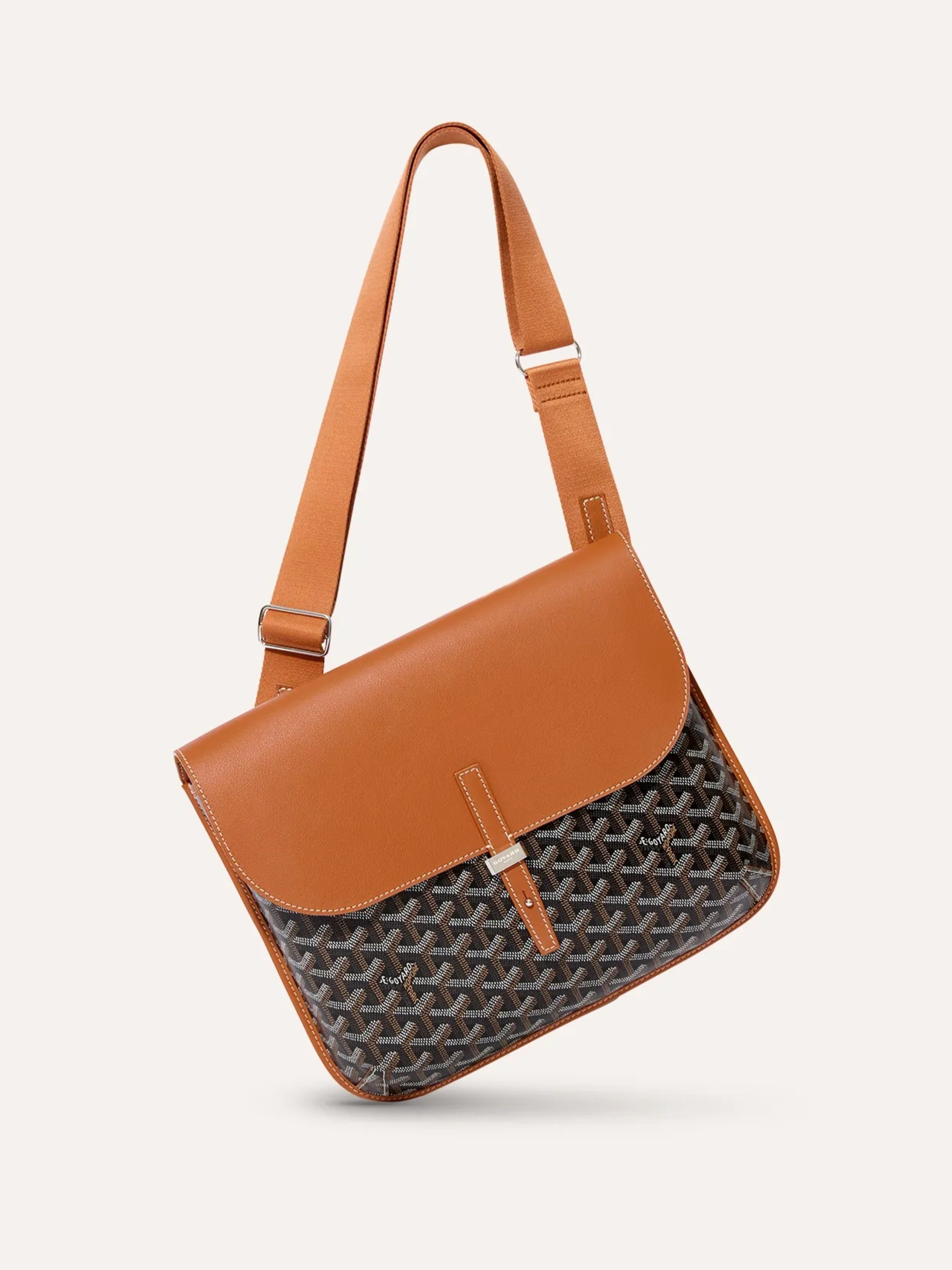 Goyard Coursier Messenger Bag - Tan