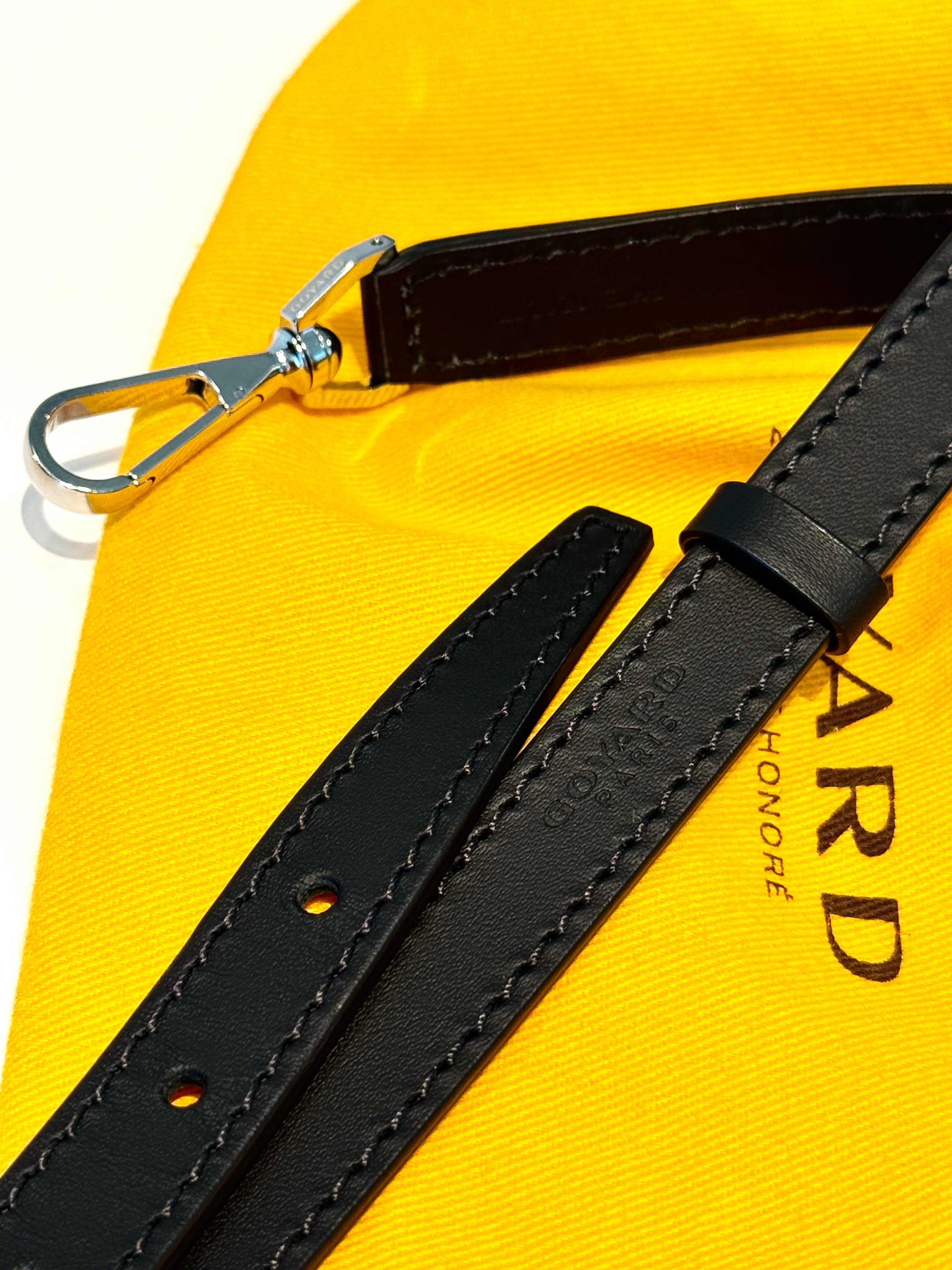 Goyard Leather PM Strap - Black