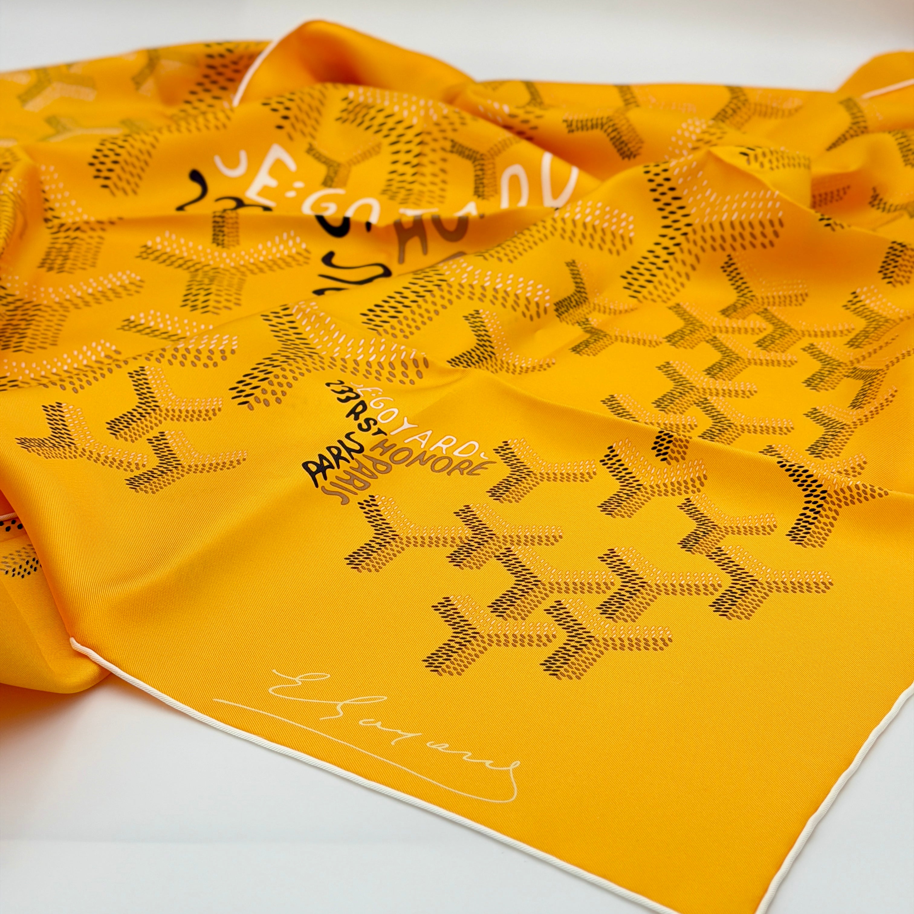 Goyard Scarf No.1 Yellow