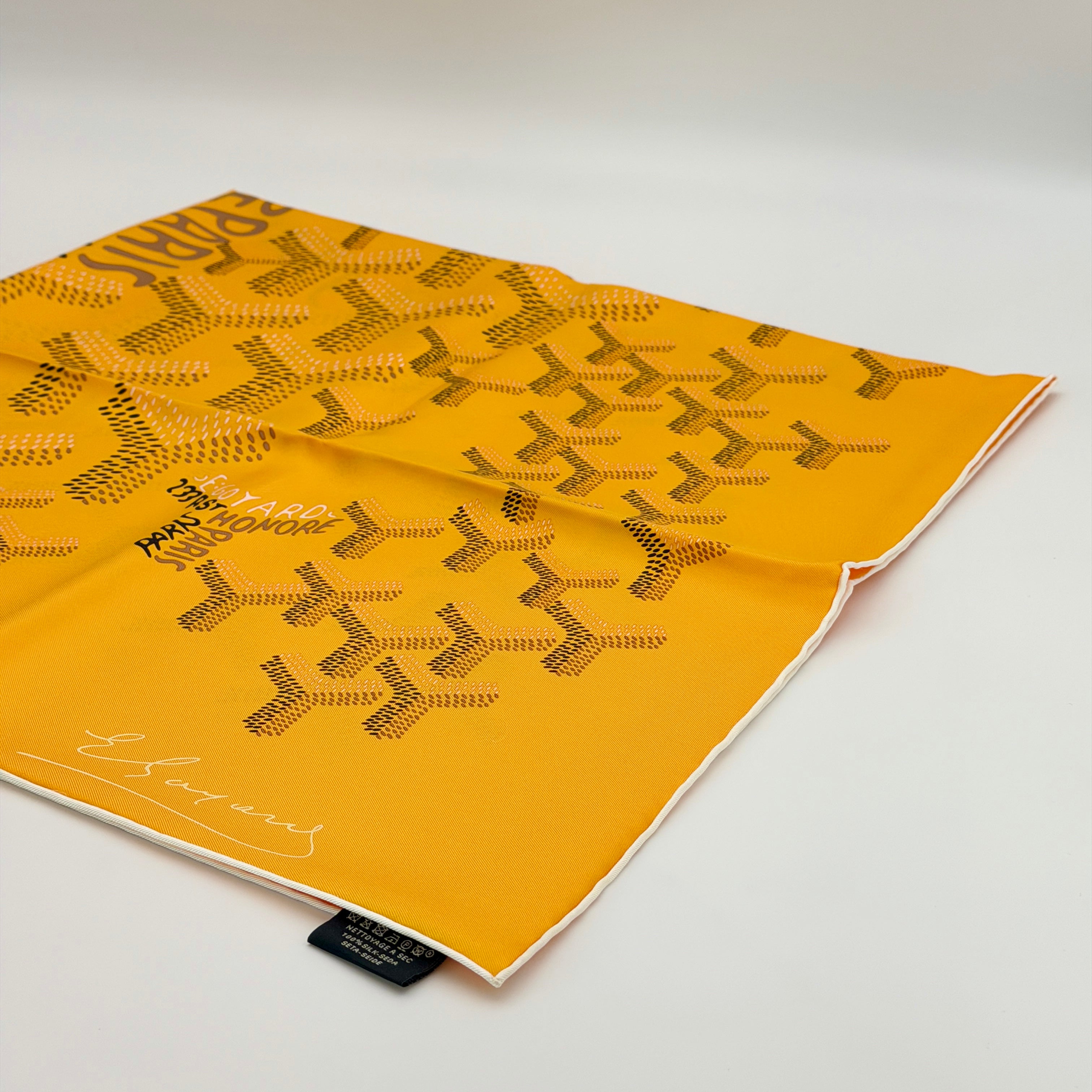 Goyard Scarf No.1 Yellow