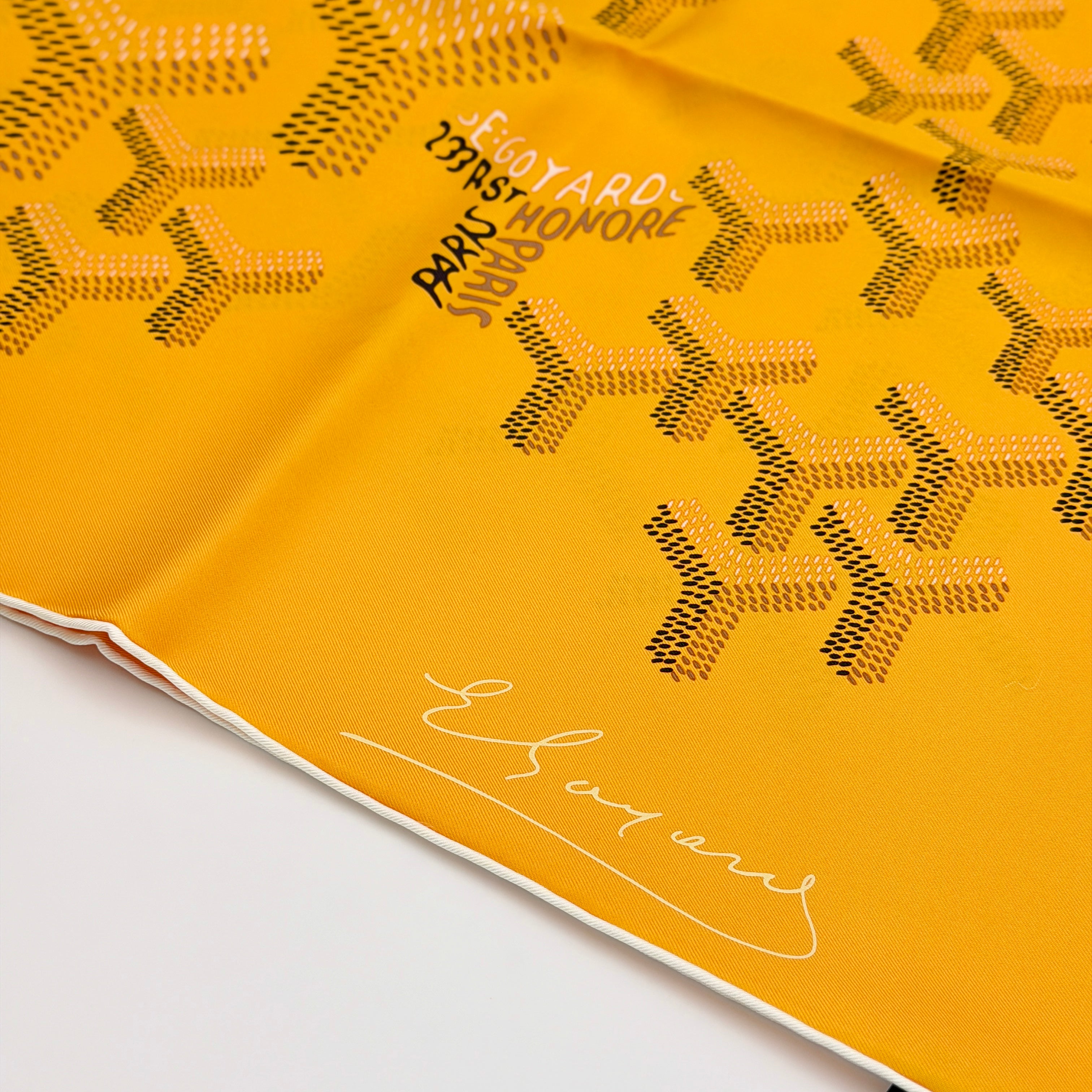 Goyard Scarf No.1 Yellow
