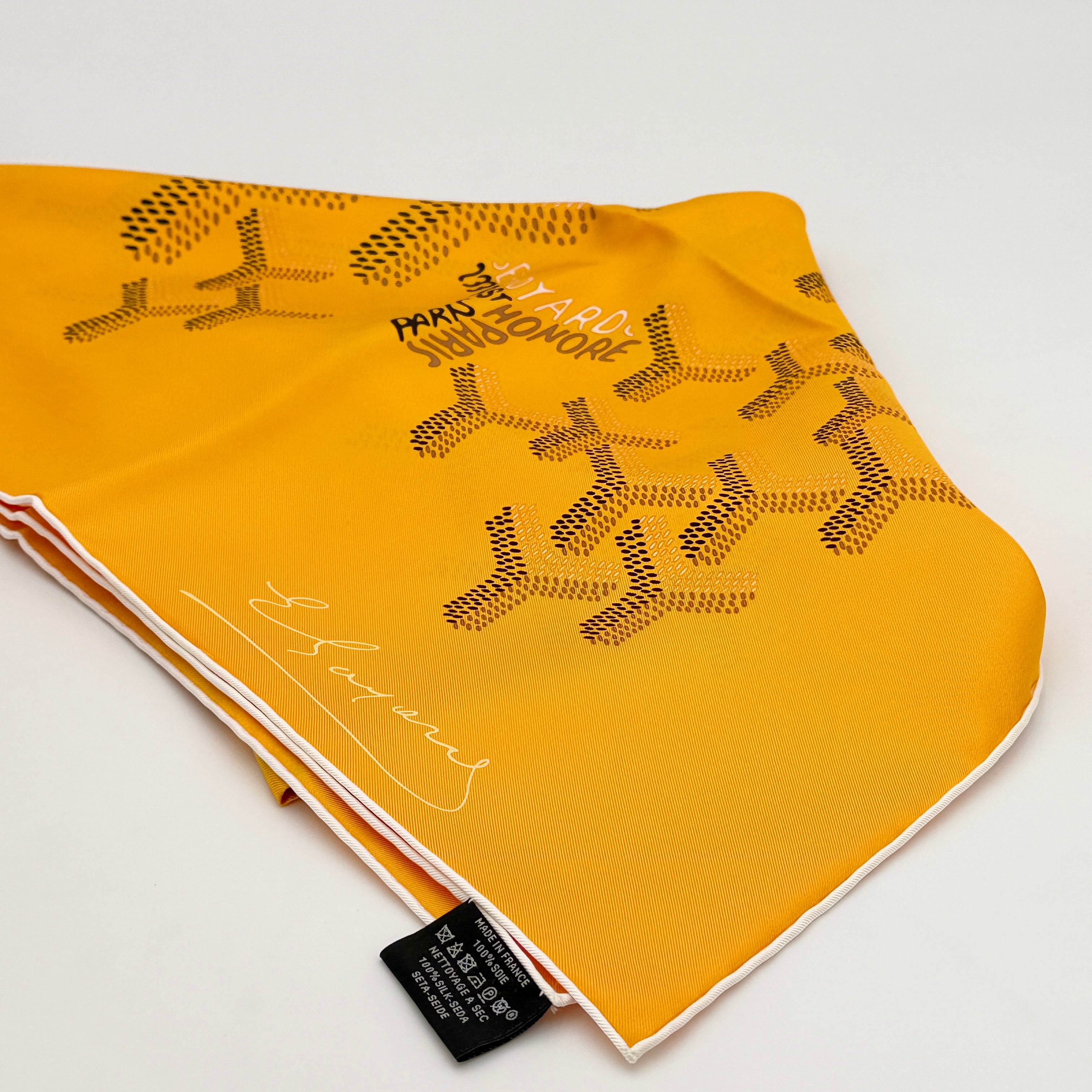 Goyard Scarf No.1 Yellow