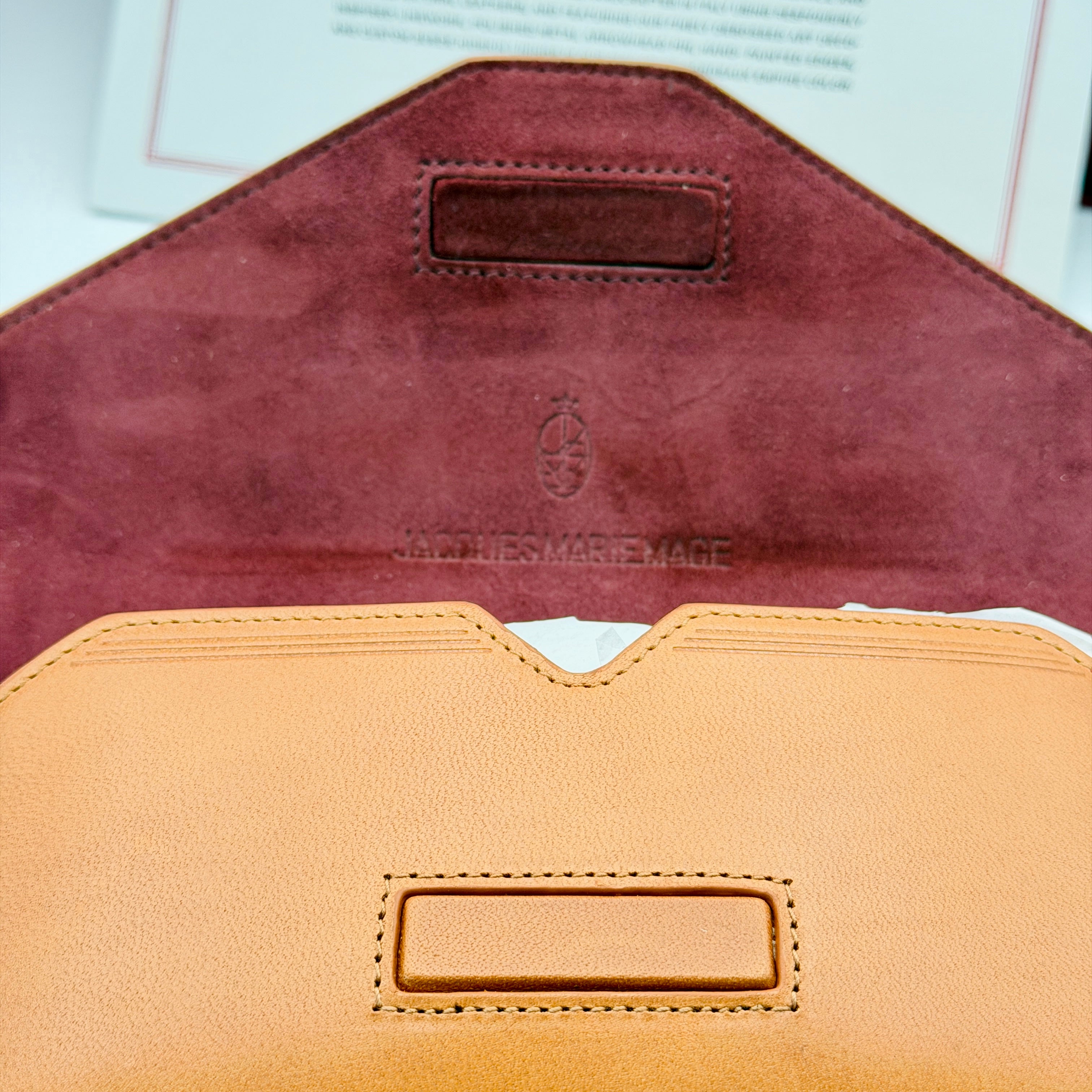 Jacques Marie Mage - Envelope Circa Case - Camel