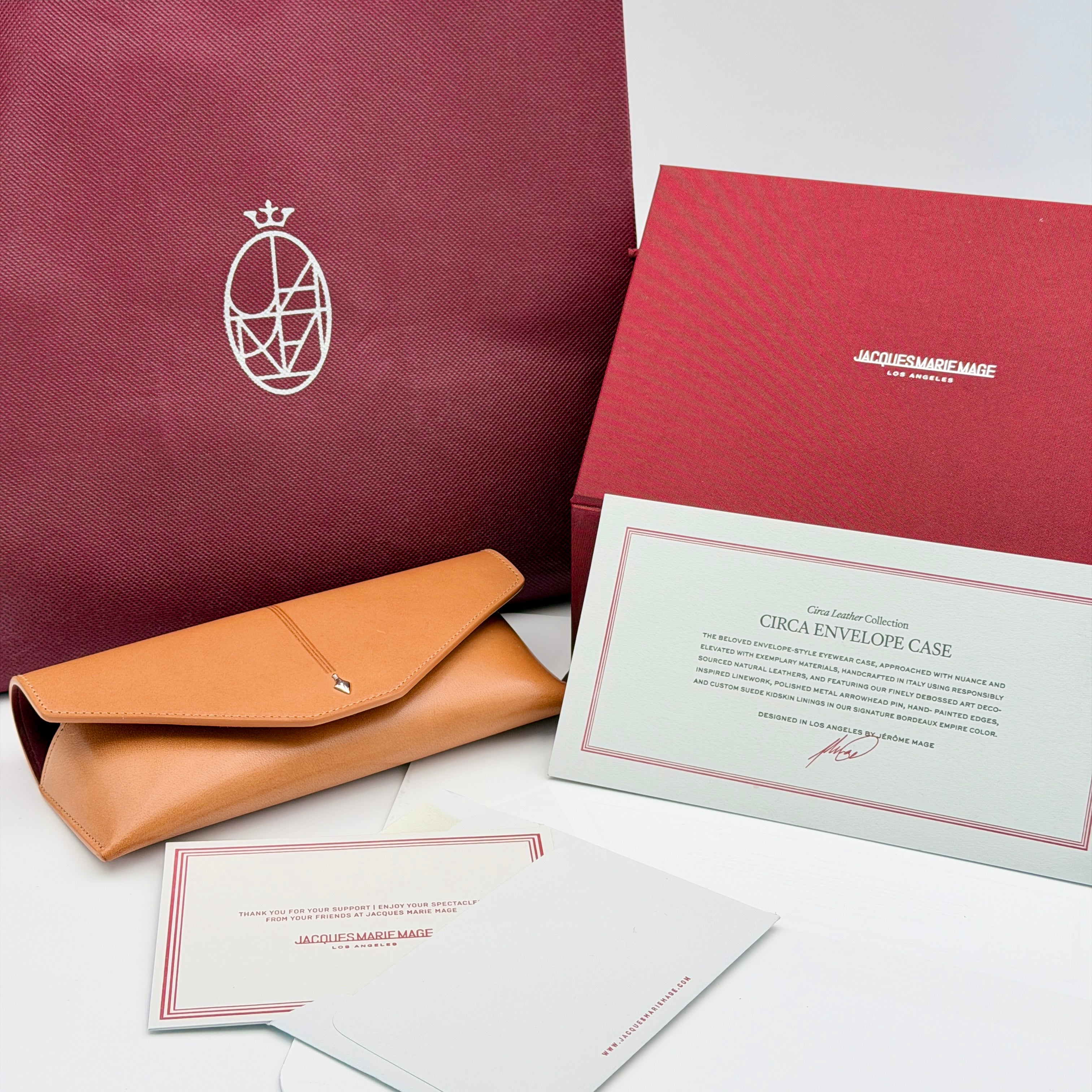 Jacques Marie Mage - Envelope Circa Case - Camel