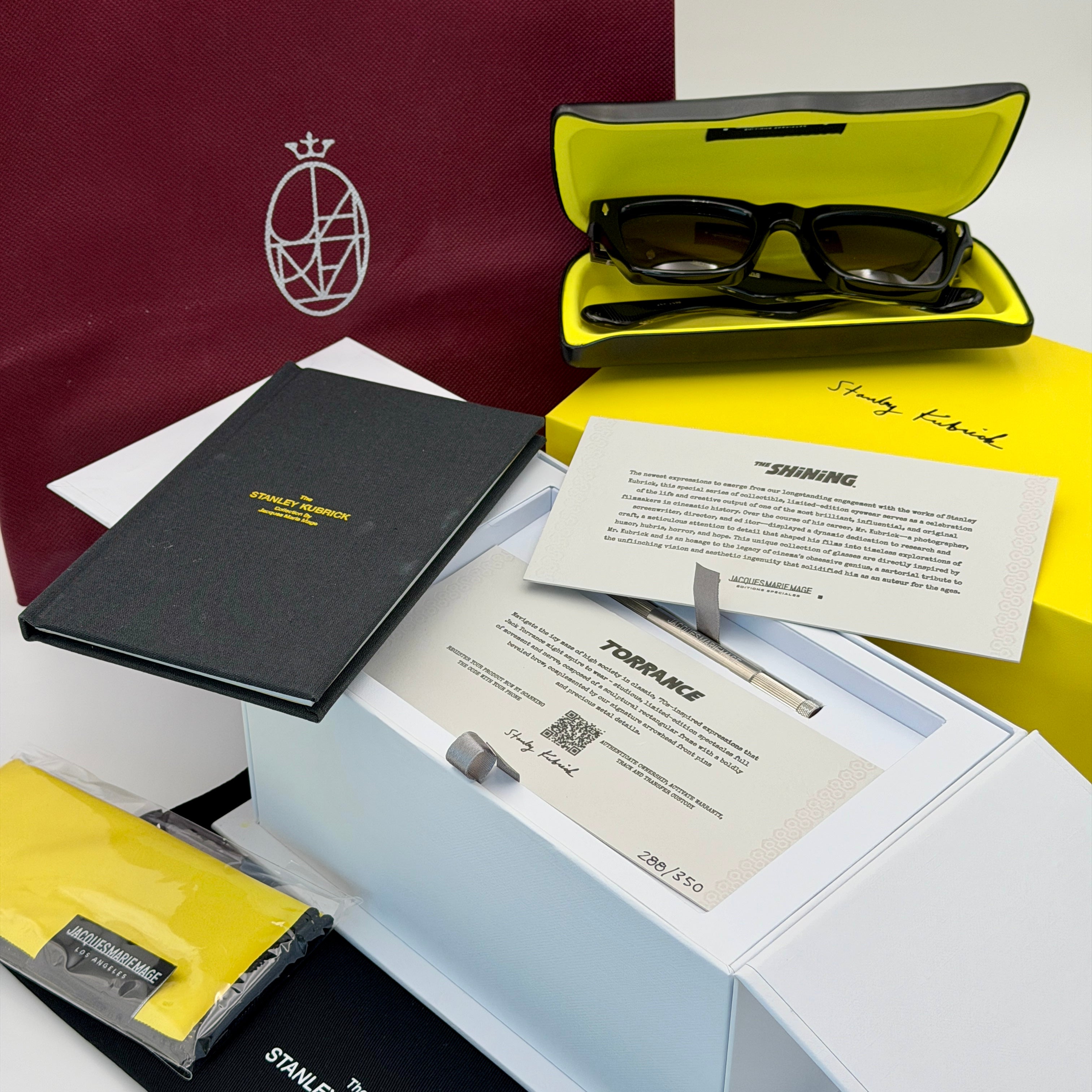 Jacques Marie Mage x Stanley  Kubrick - The Shining – TORRANCE – BLACK