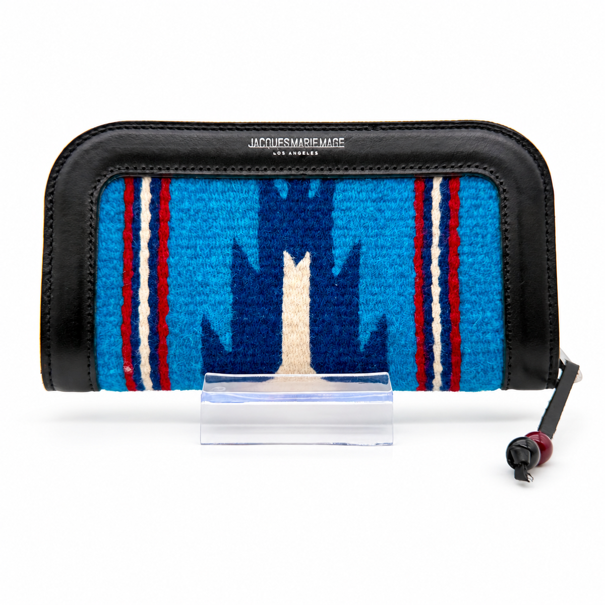 JACQUES MARIE MAGE  LAST FRONTIER CASE – BLACK / TURQUOISE WOVEN