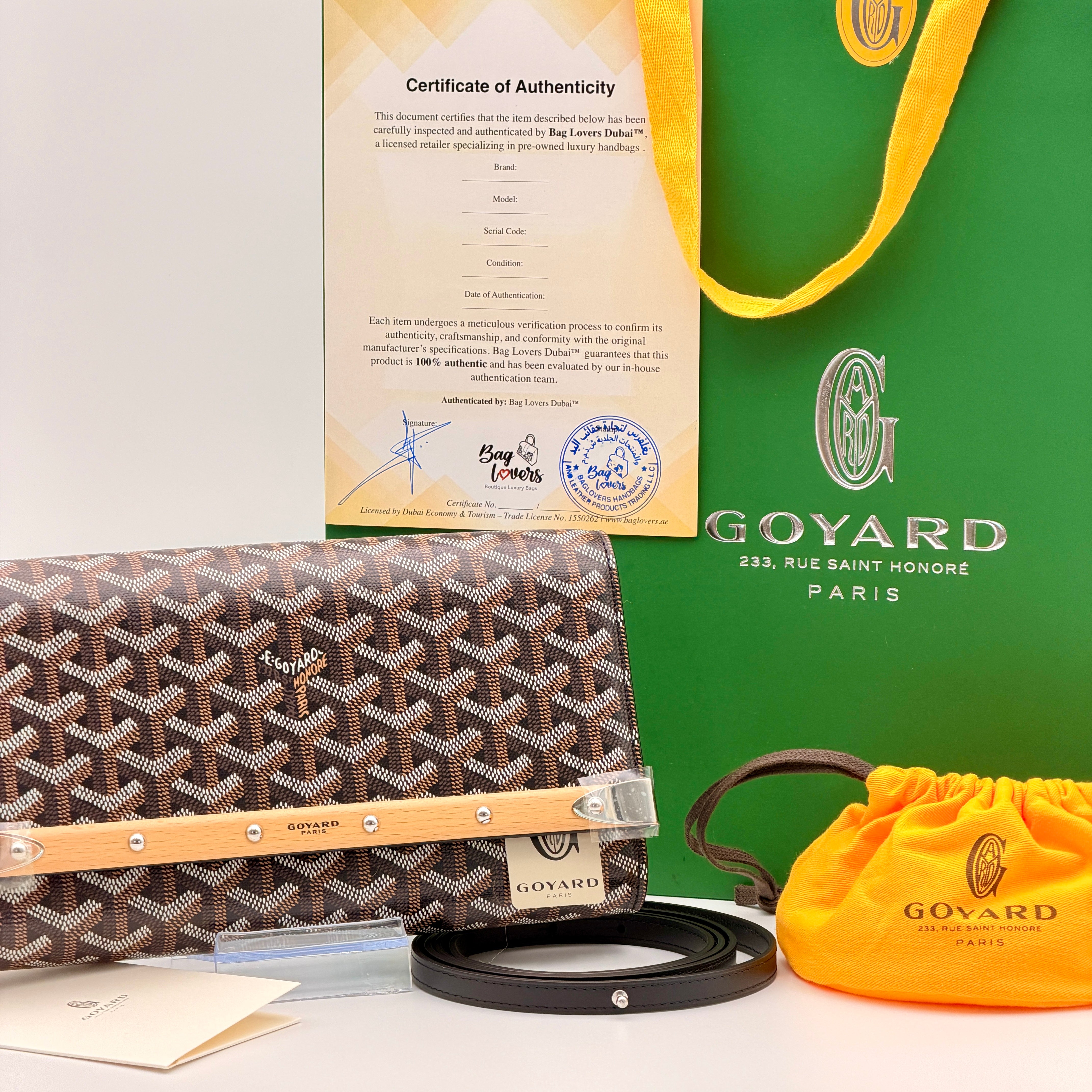 Goyard Monte Carlo PM Clutch - Black
