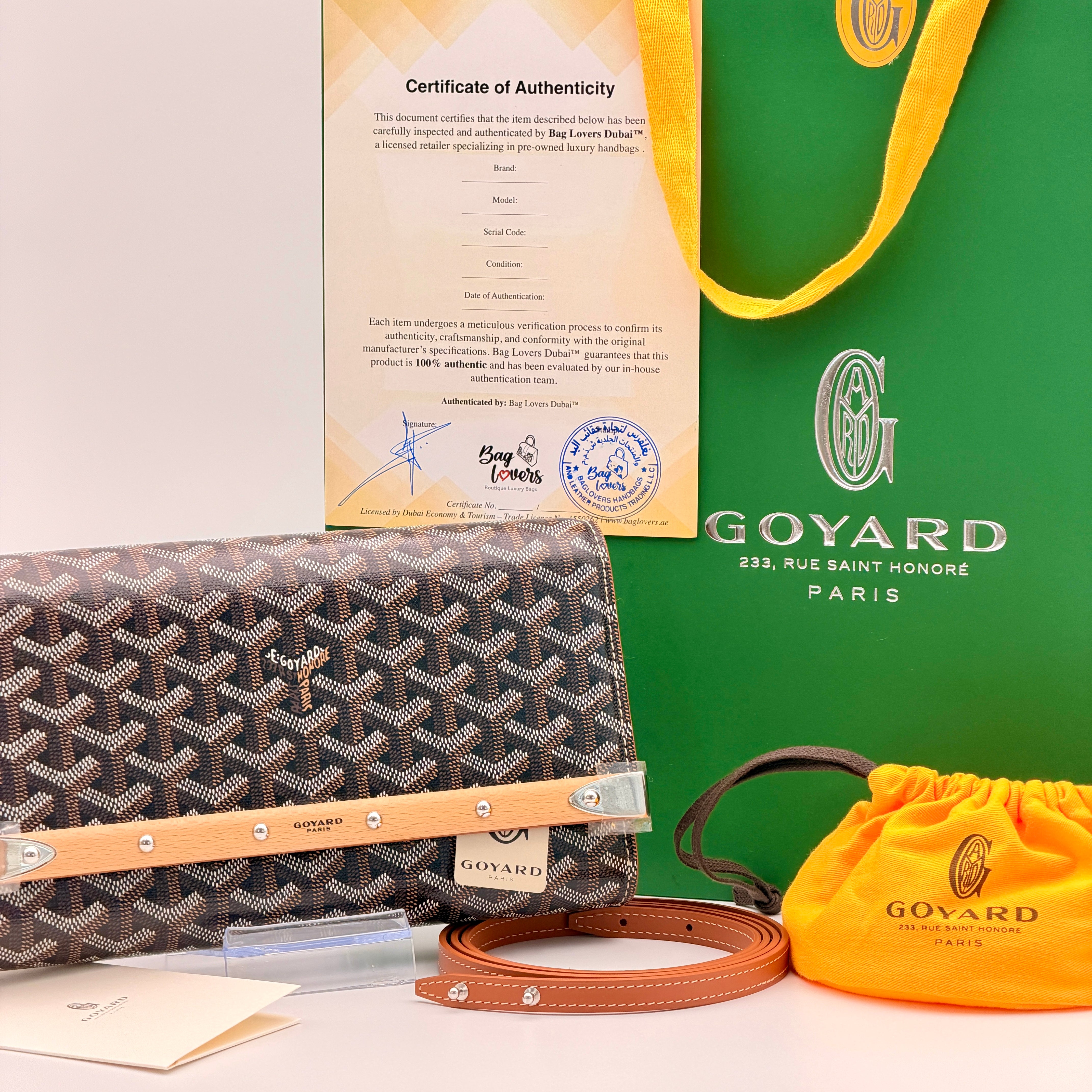 Goyard Monte Carlo PM Clutch - Tan