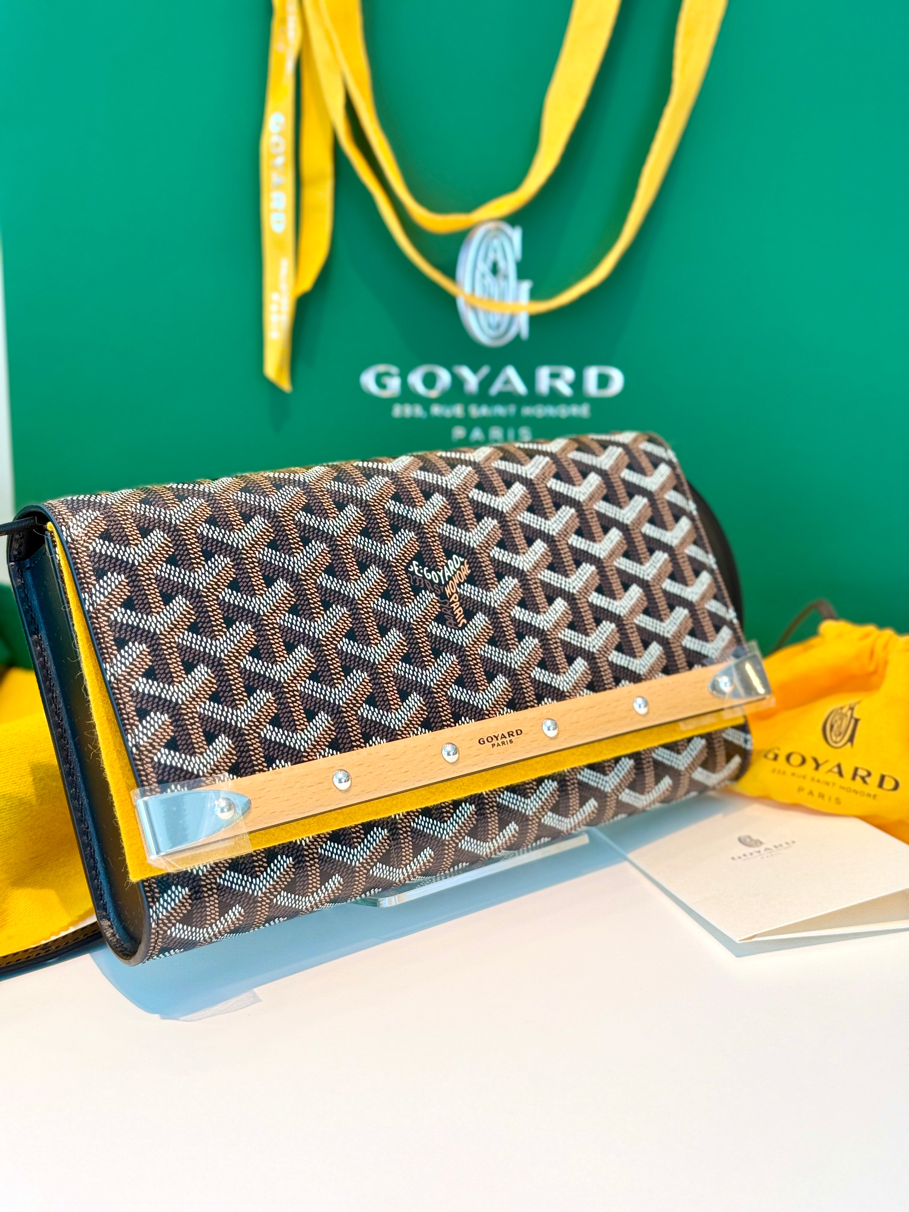 Goyard Monte Carlo PM Clutch - Black