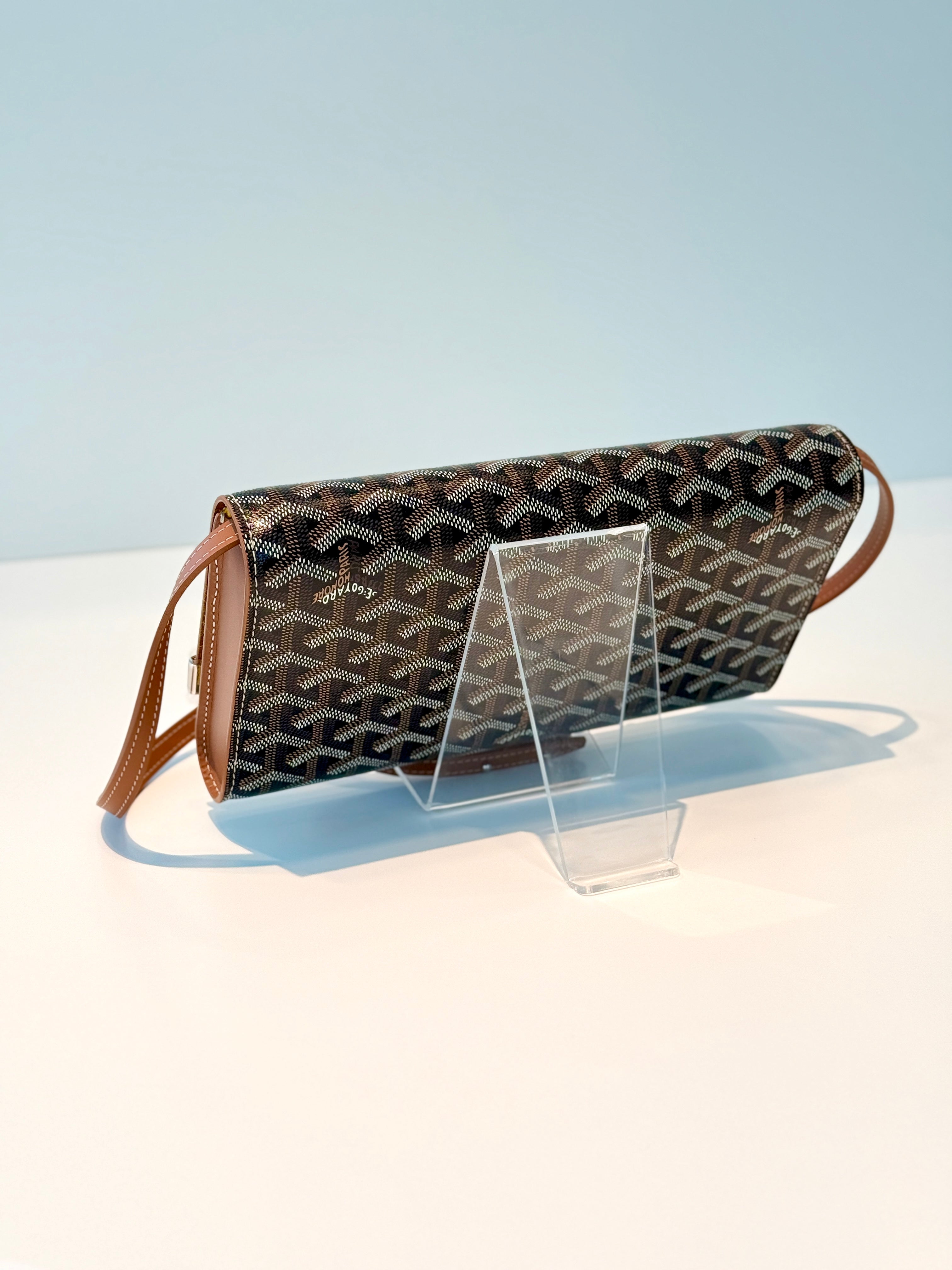 Goyard Monte Carlo PM Clutch - Tan