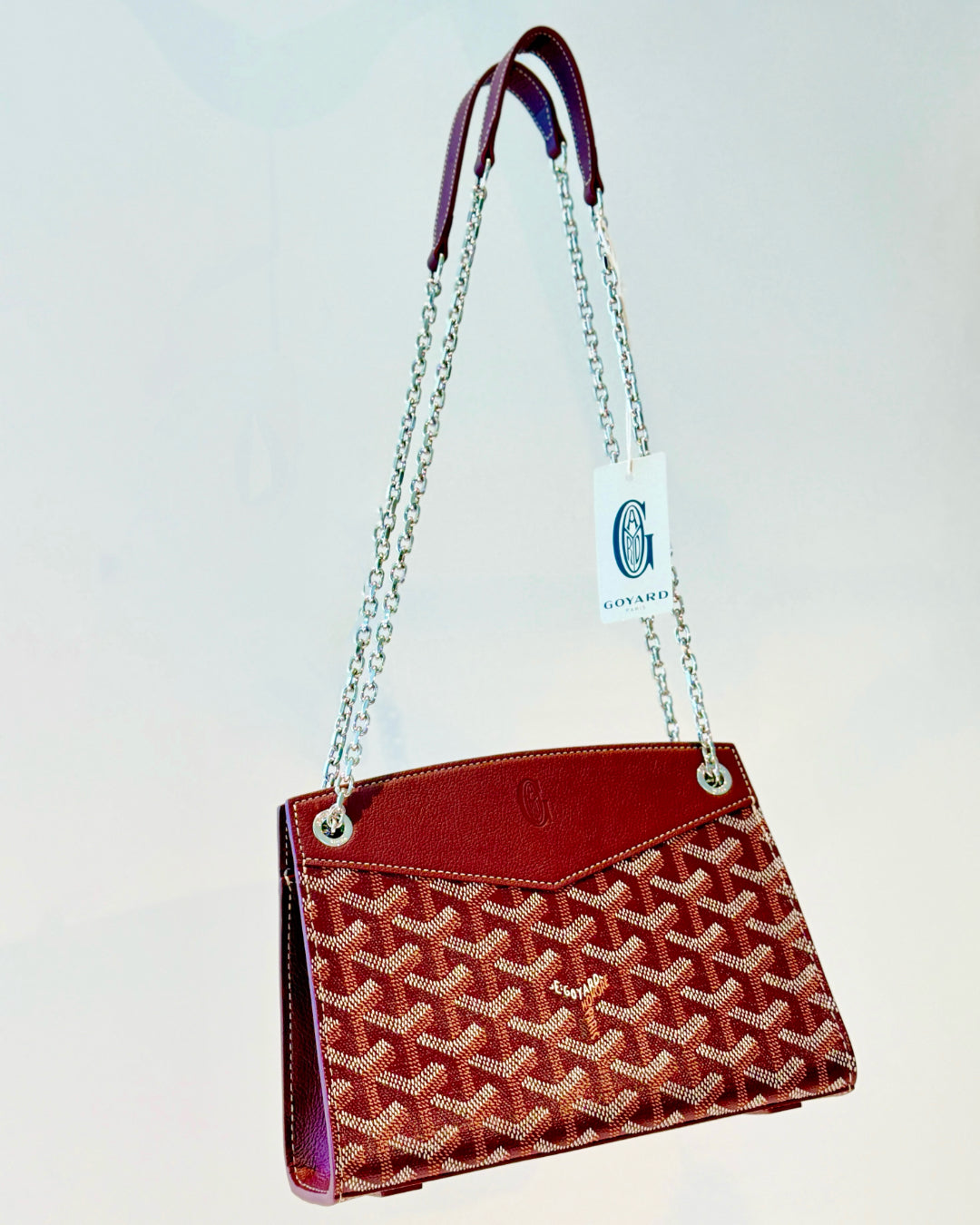Goyard Rouette Structuré Mini Bag - Bougundy