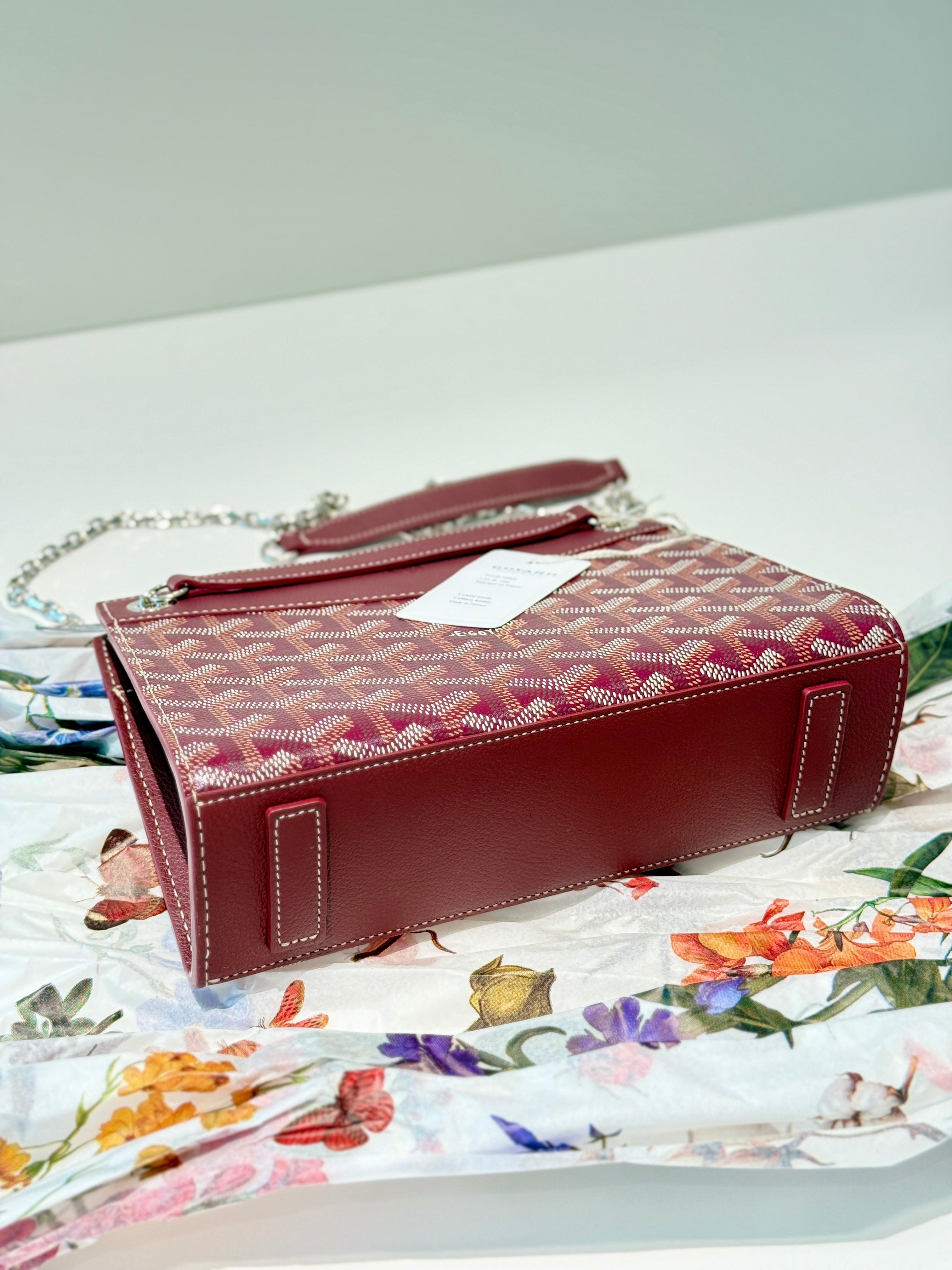 Goyard Rouette Structuré Mini Bag - Bougundy