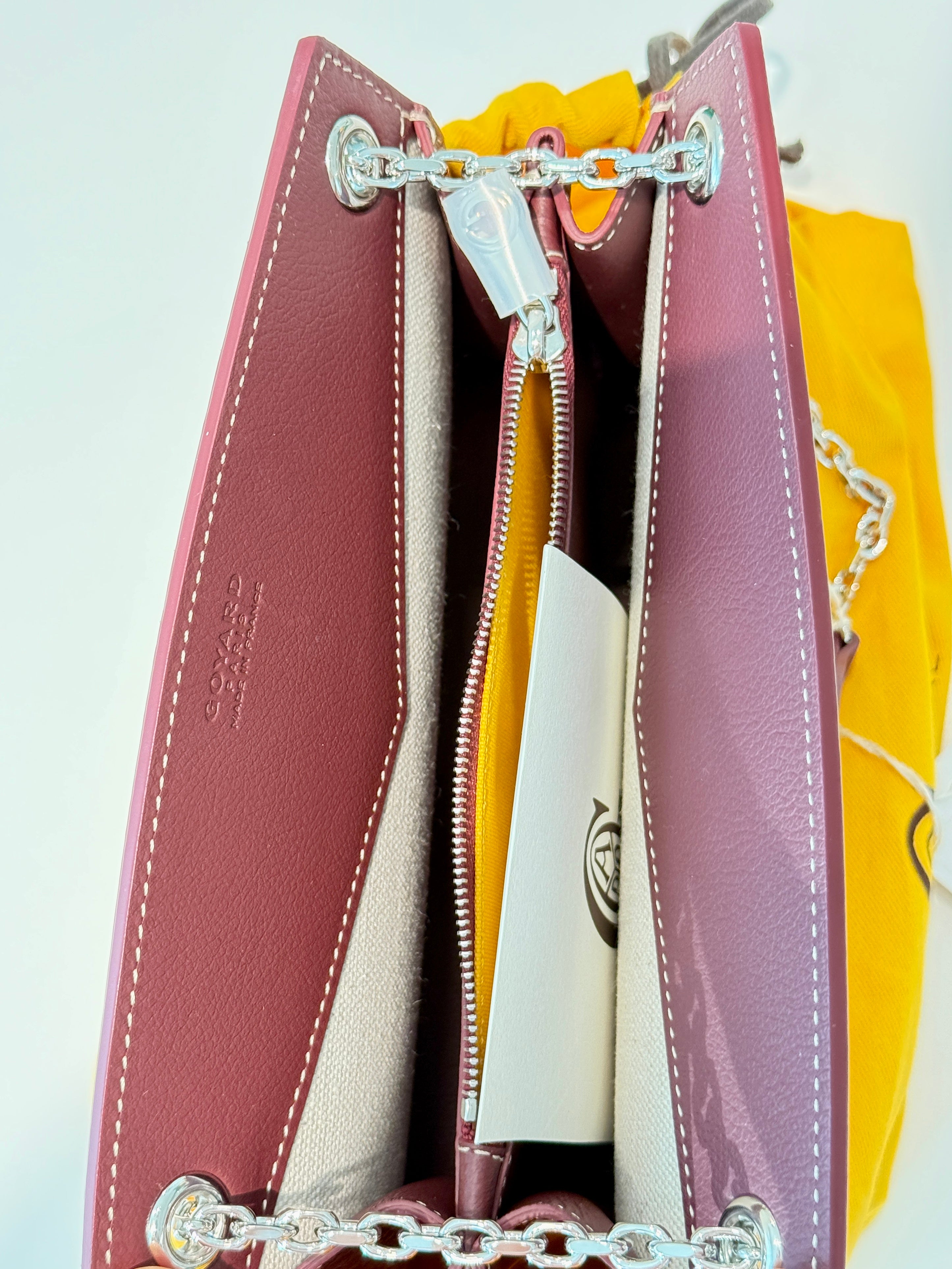 Goyard Rouette Structuré Mini Bag - Bougundy