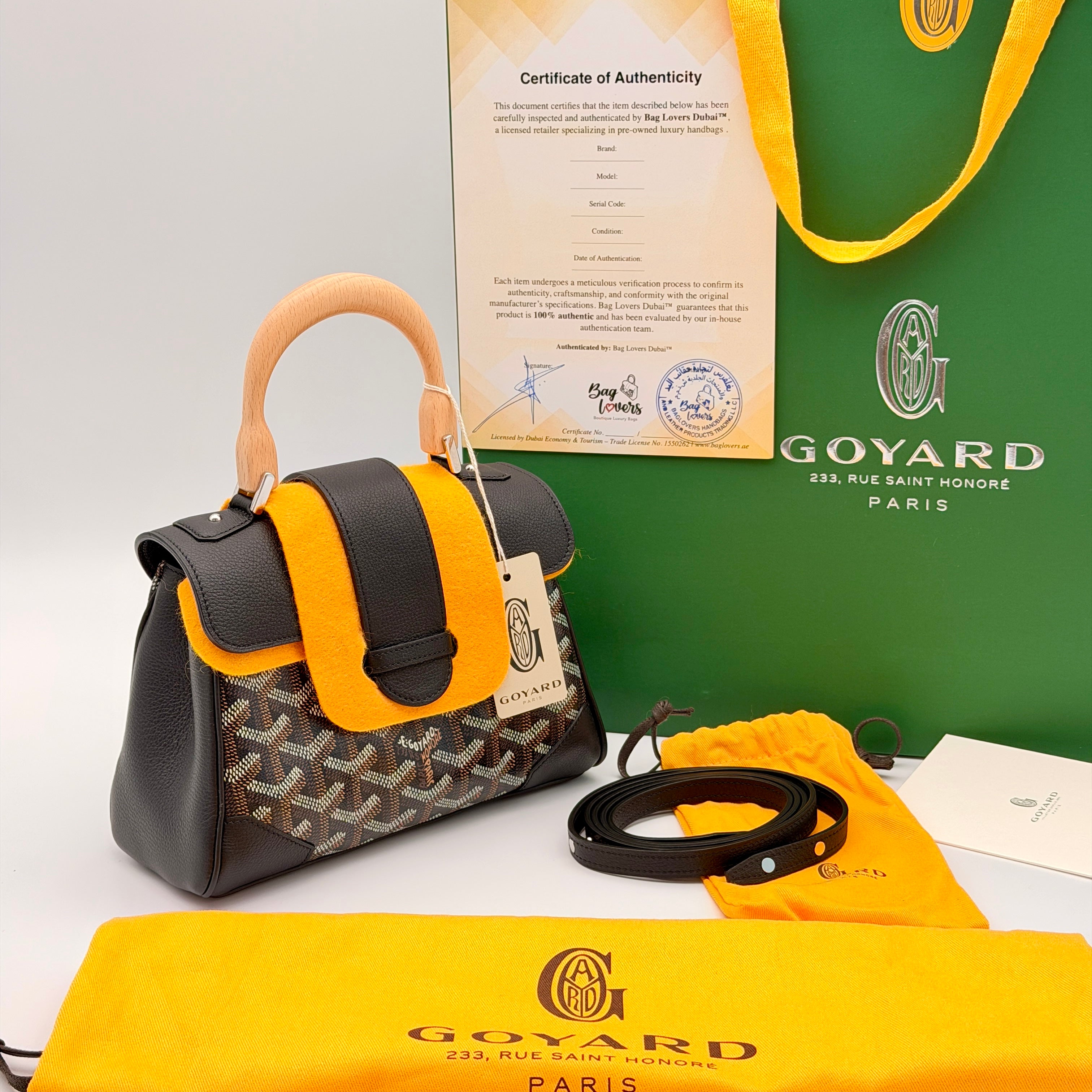 Goyard Saïgon Souple Mini Bag - Black