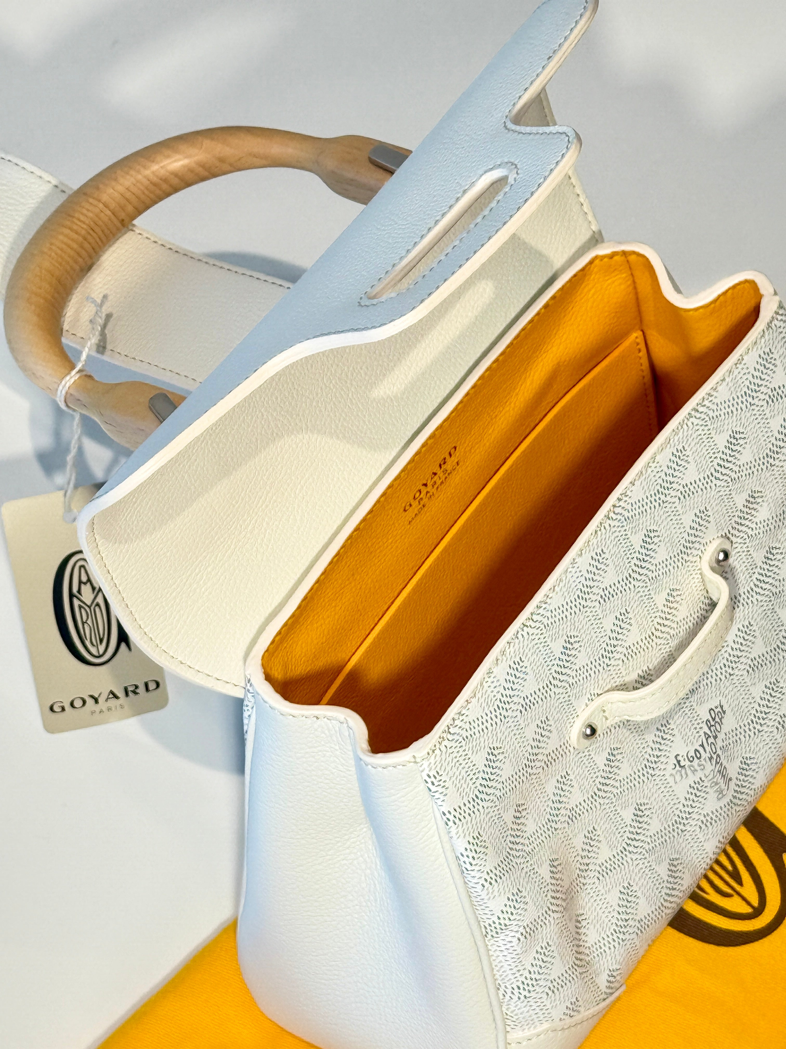 Goyard Saïgon Souple Mini Bag - White