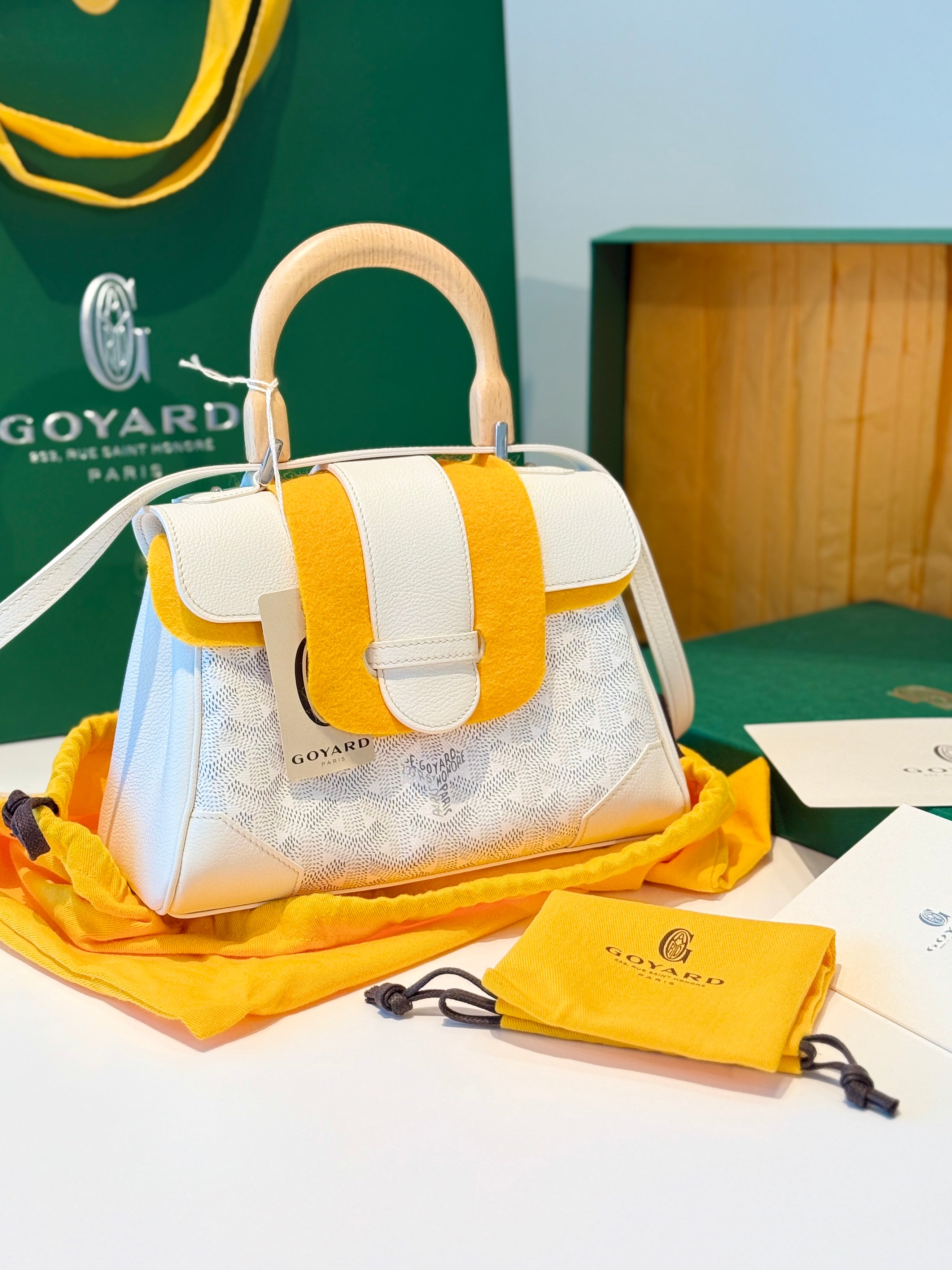 Goyard Saïgon Souple Mini Bag - White