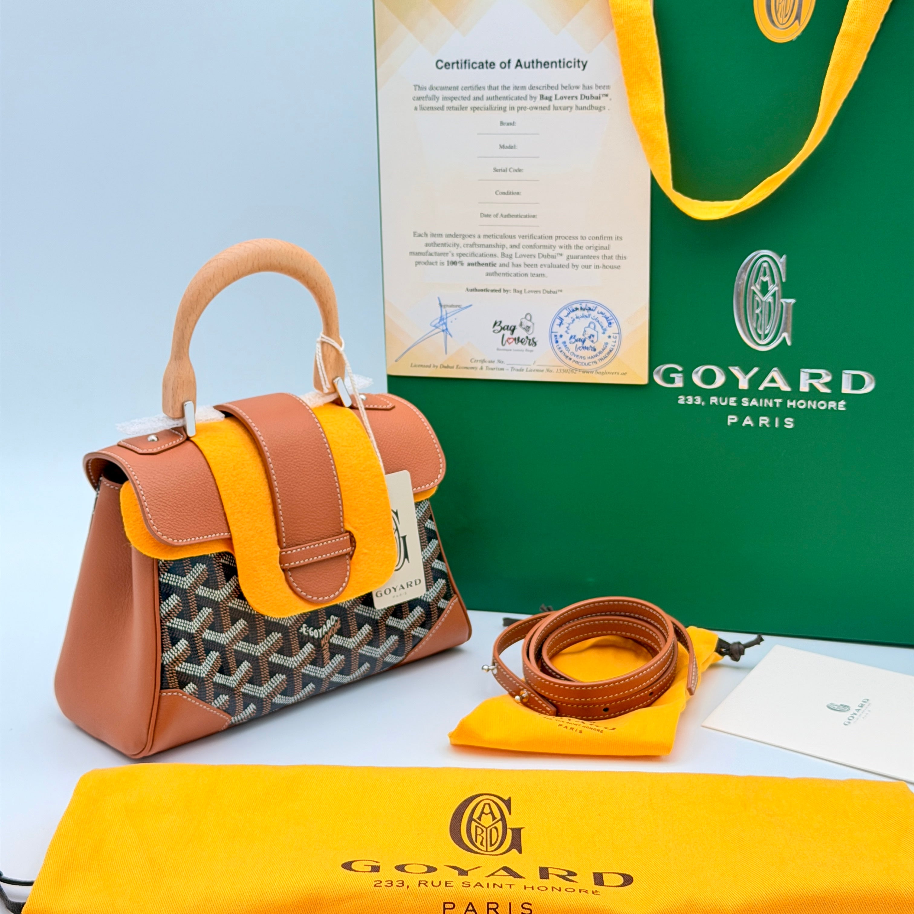 Goyard Saïgon Souple Mini Bag - Tan