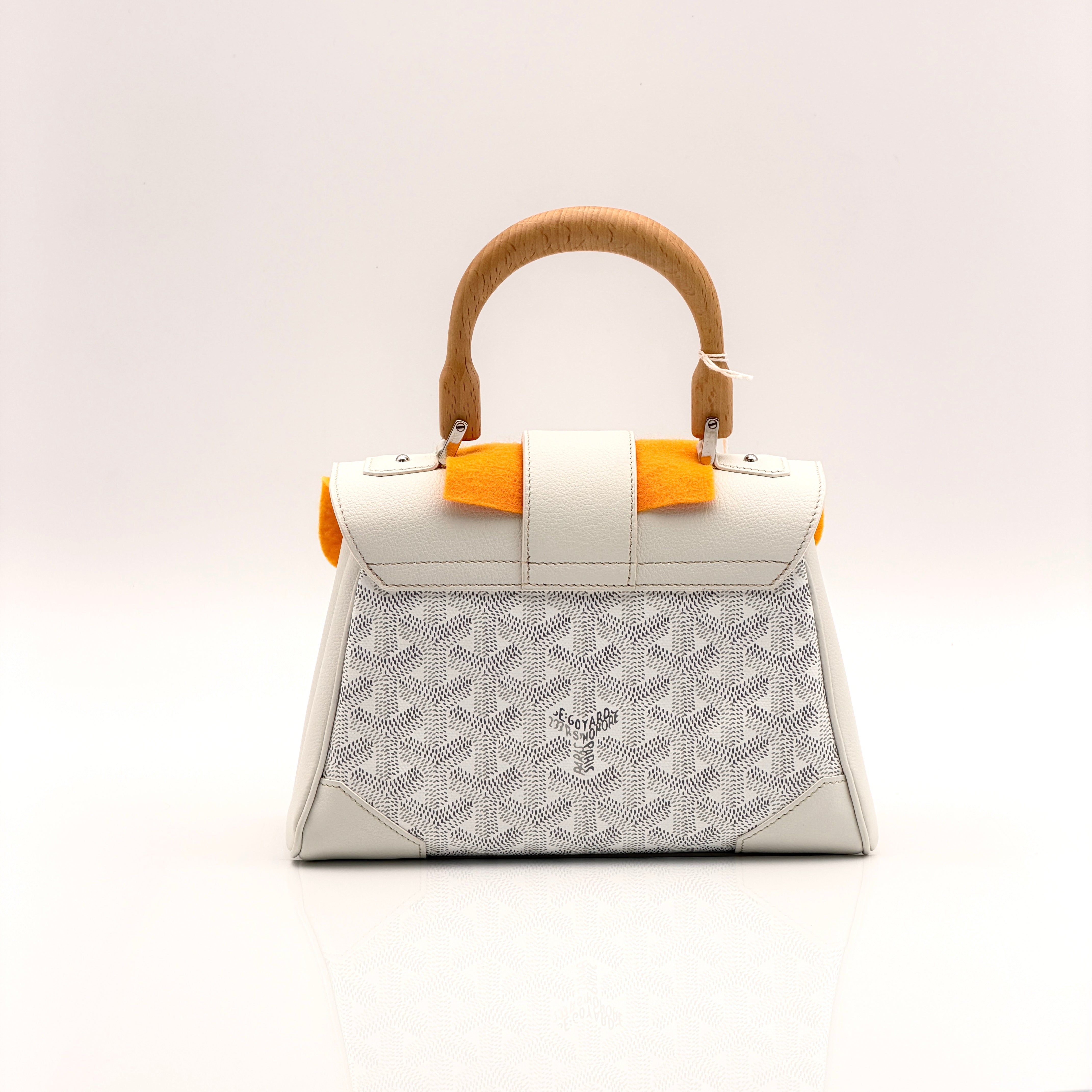 Goyard Saïgon Souple Mini Bag - White