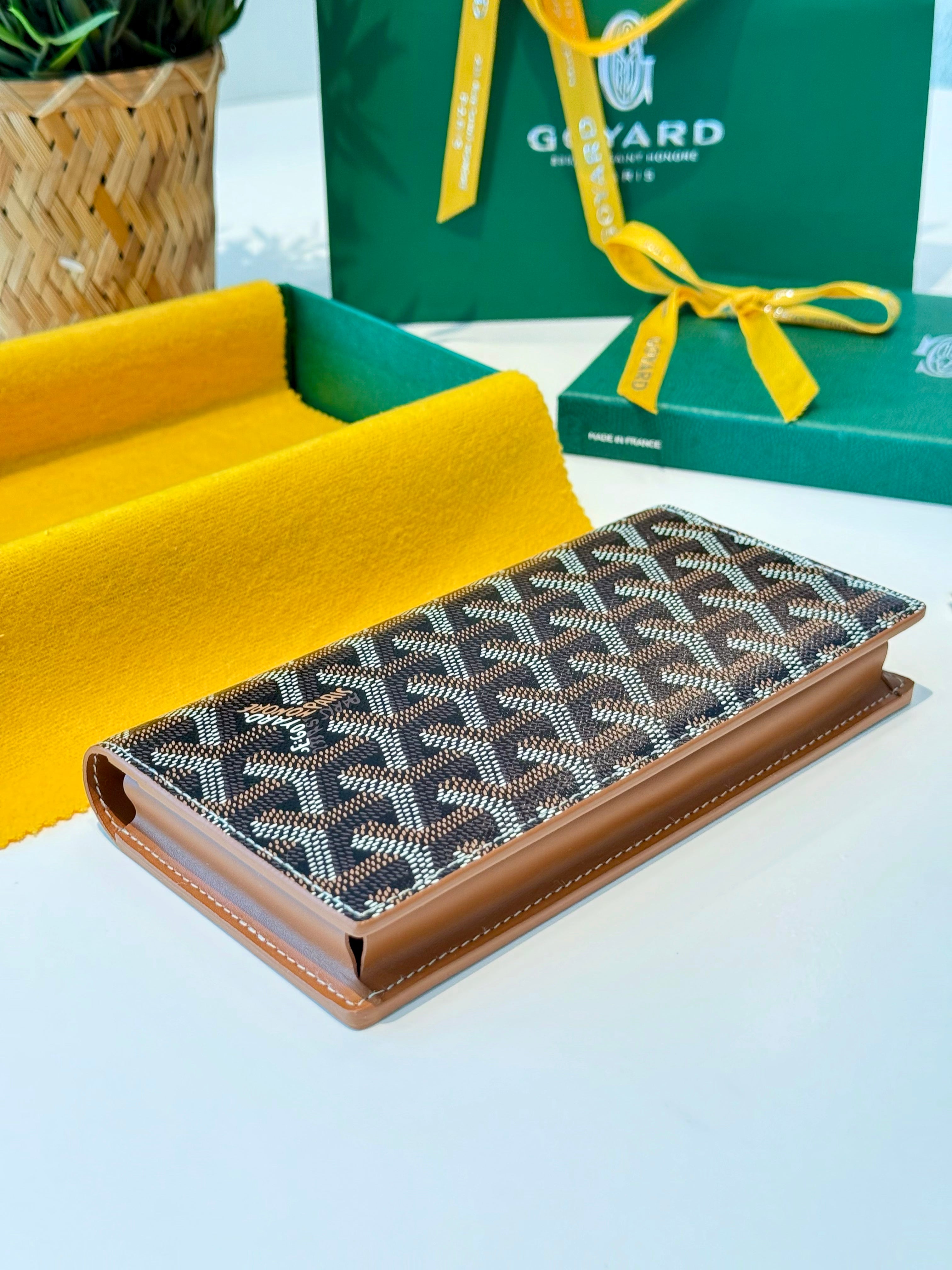 Goyard Saint Lambert Wallet - Tan