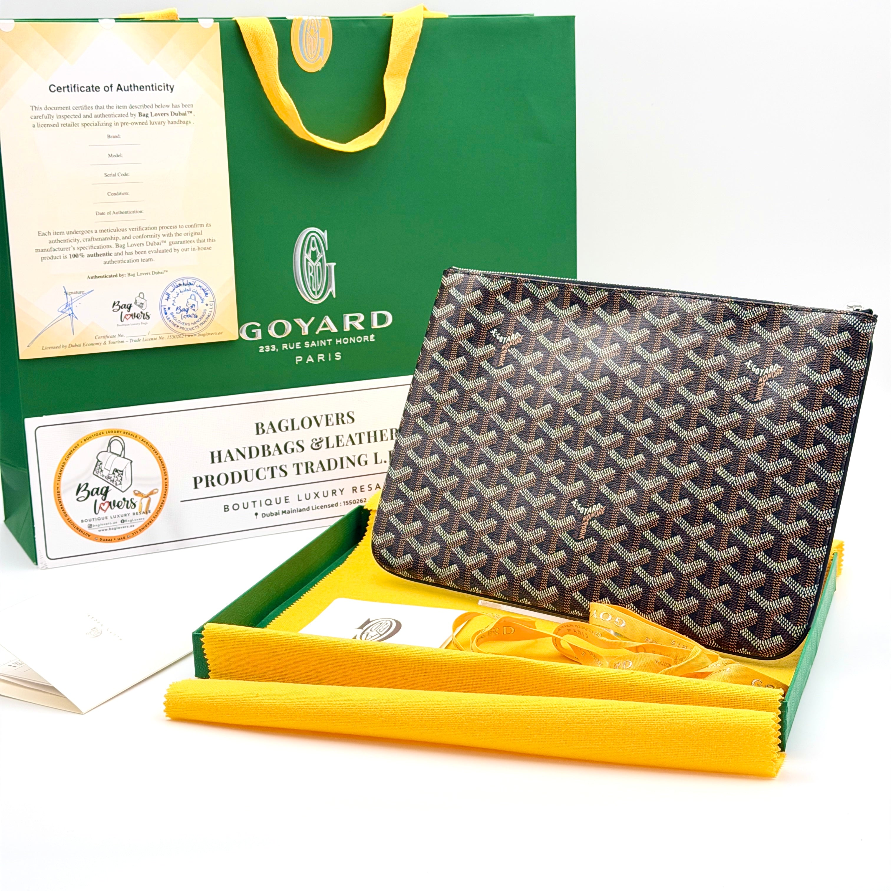 Goyard Sénat MM Pouch - Tan