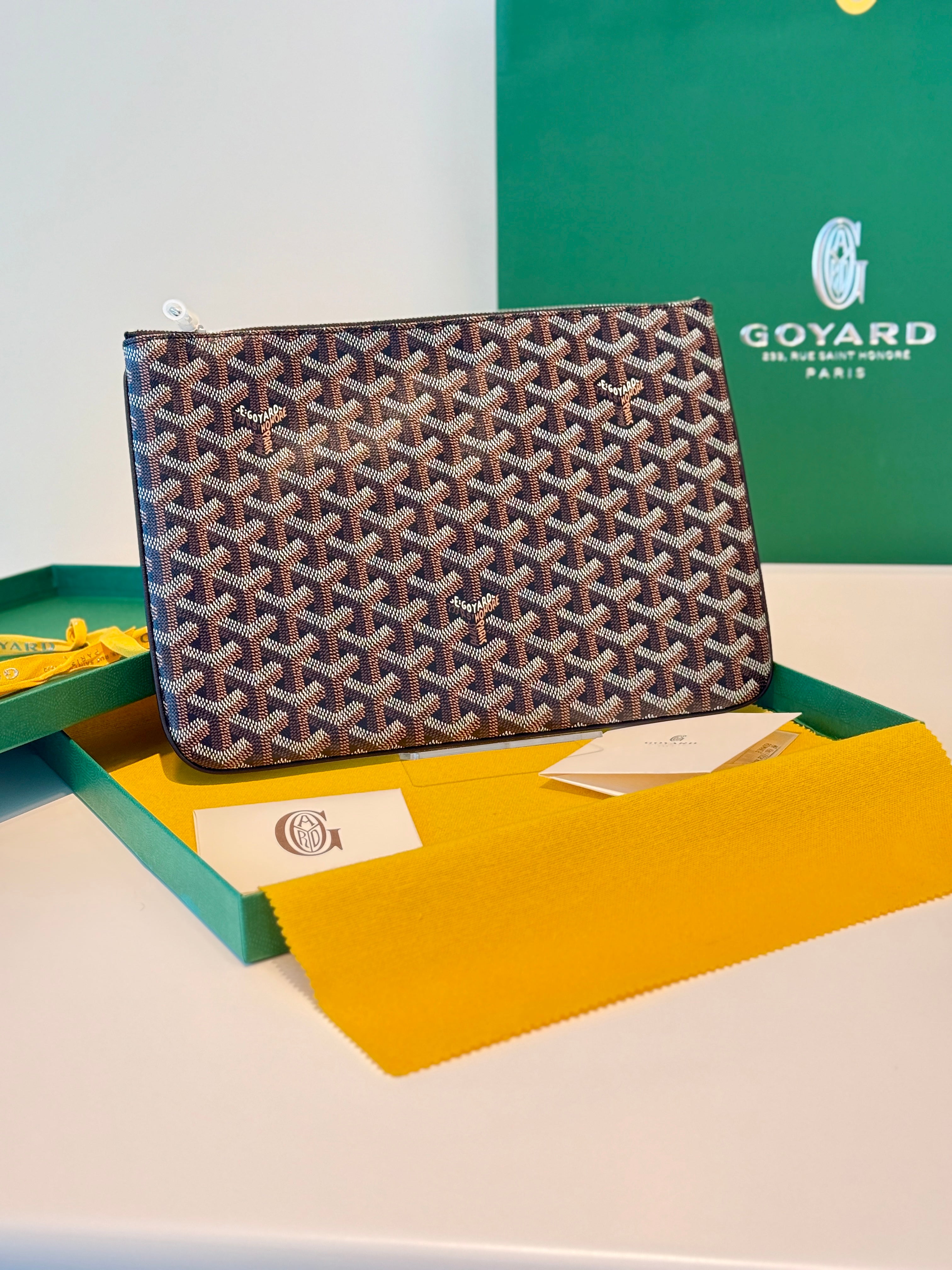 Goyard Sénat MM Pouch - Tan