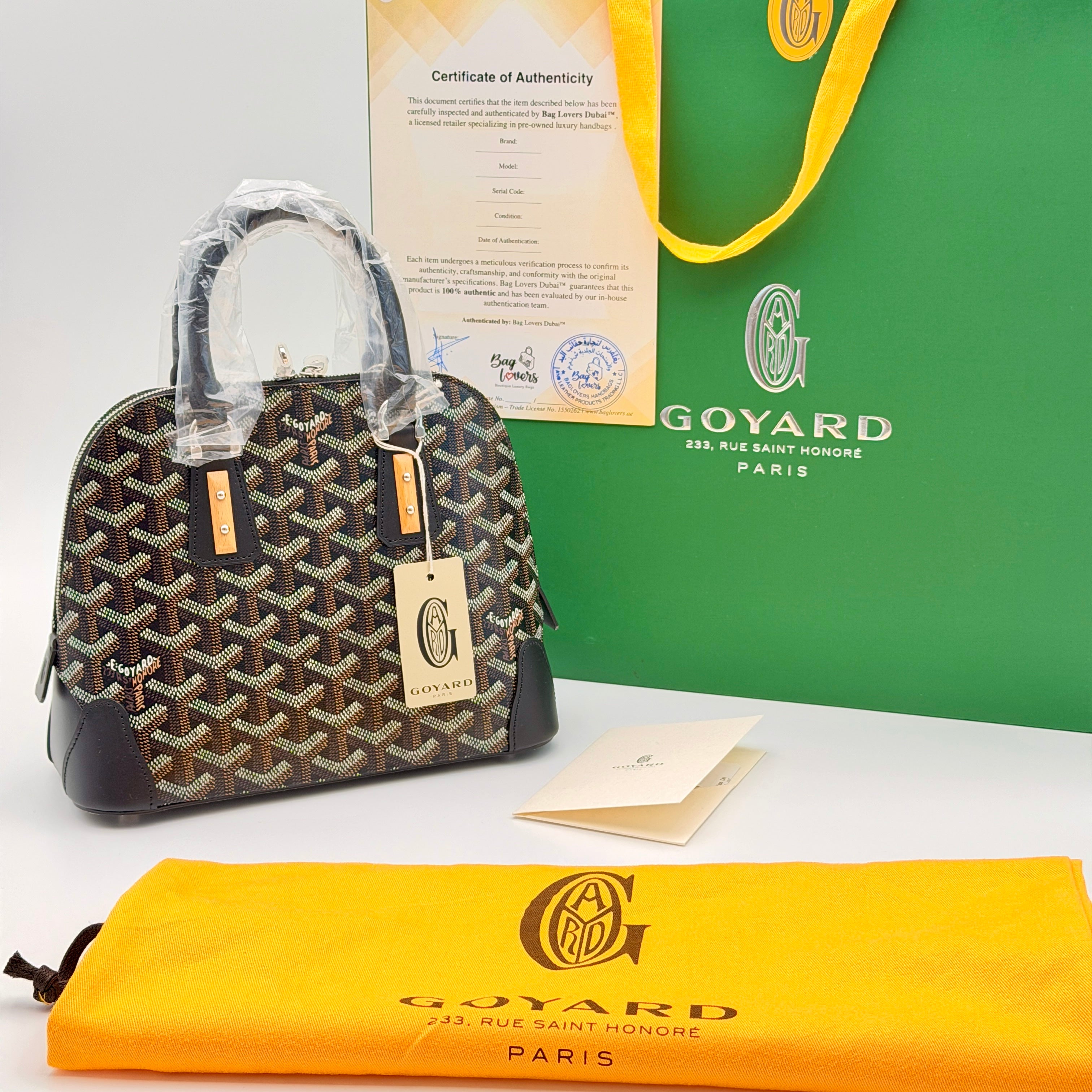 Goyard Vendôme Mini Bag - Black