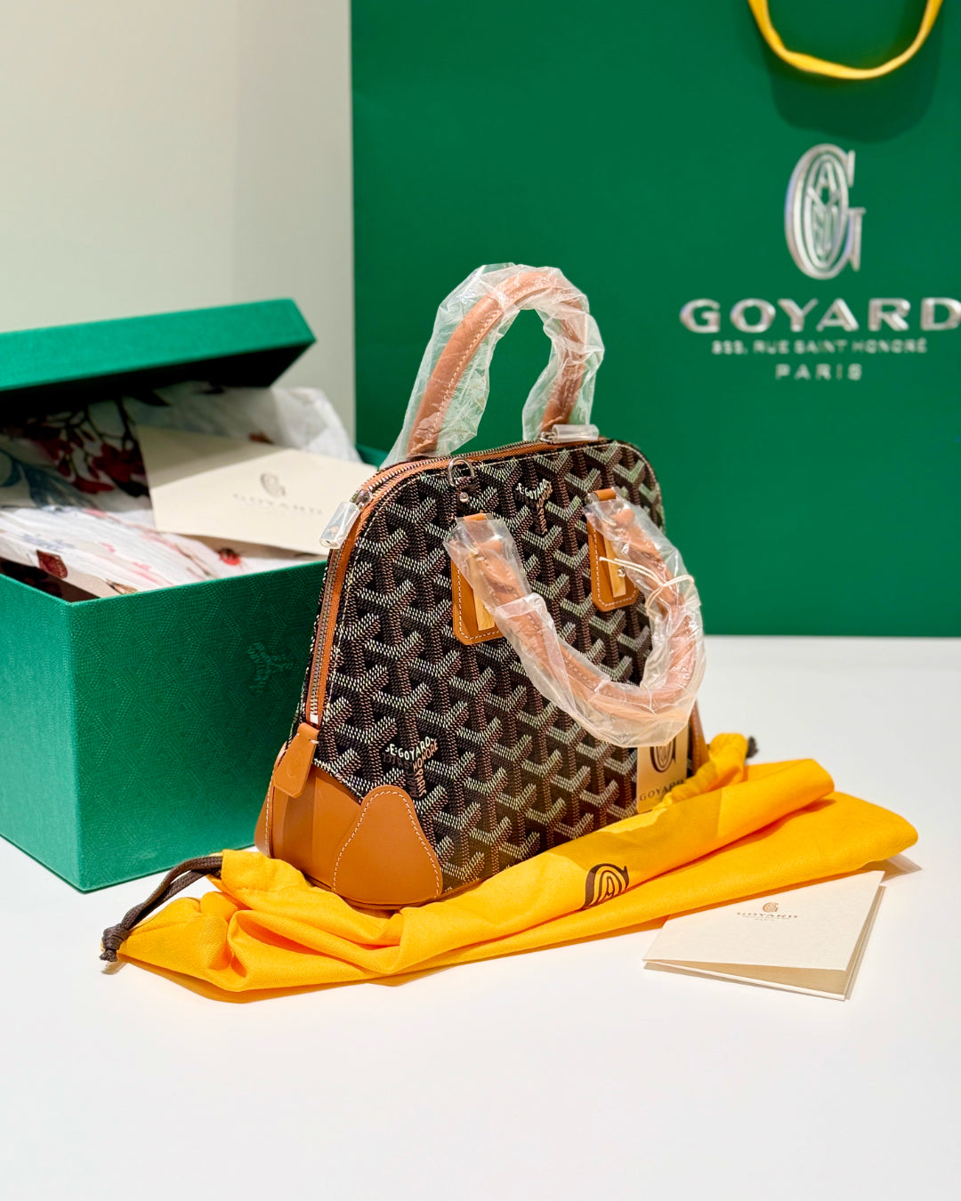 Goyard Vendôme Mini Bag - Tan