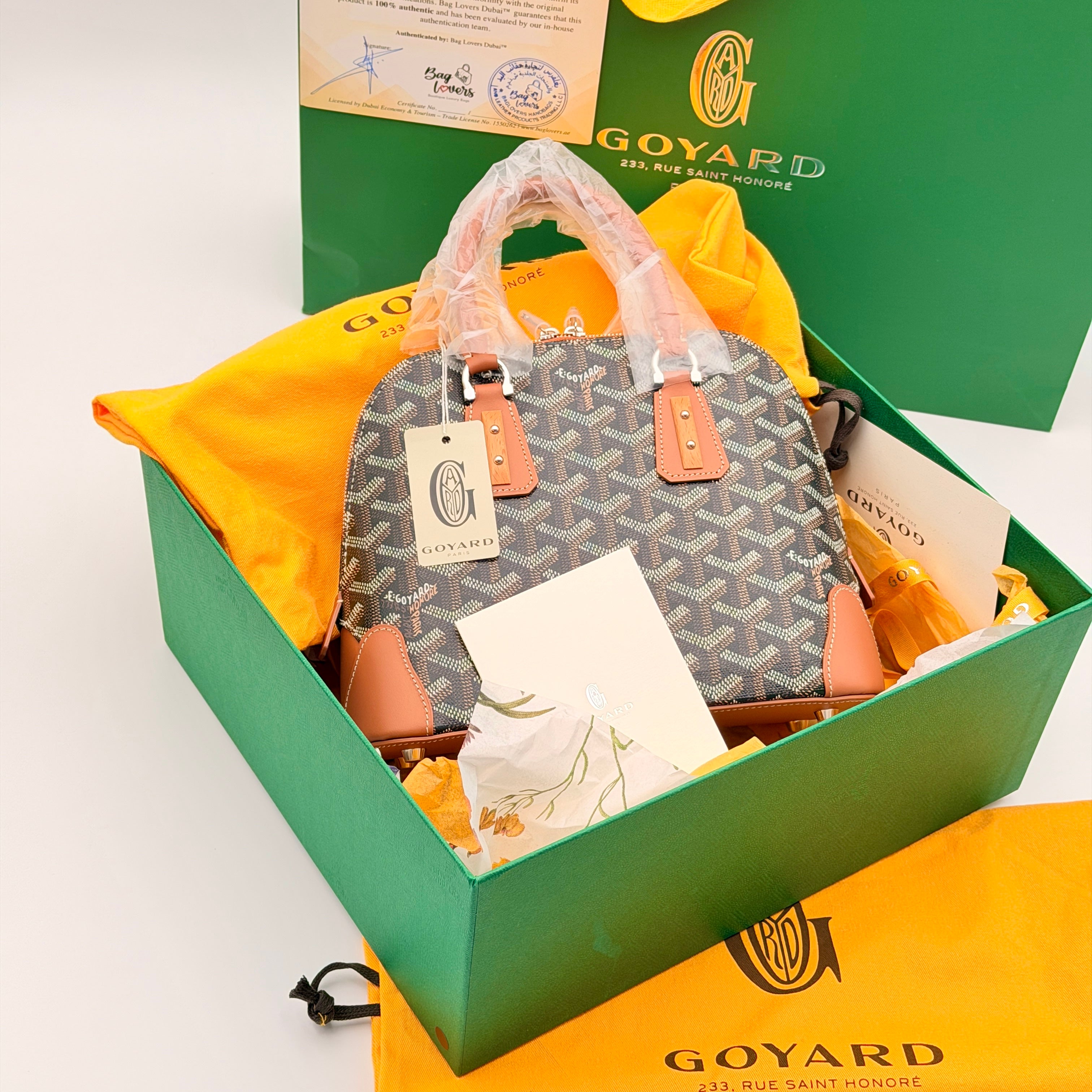 Goyard Vendôme Mini Bag - Tan