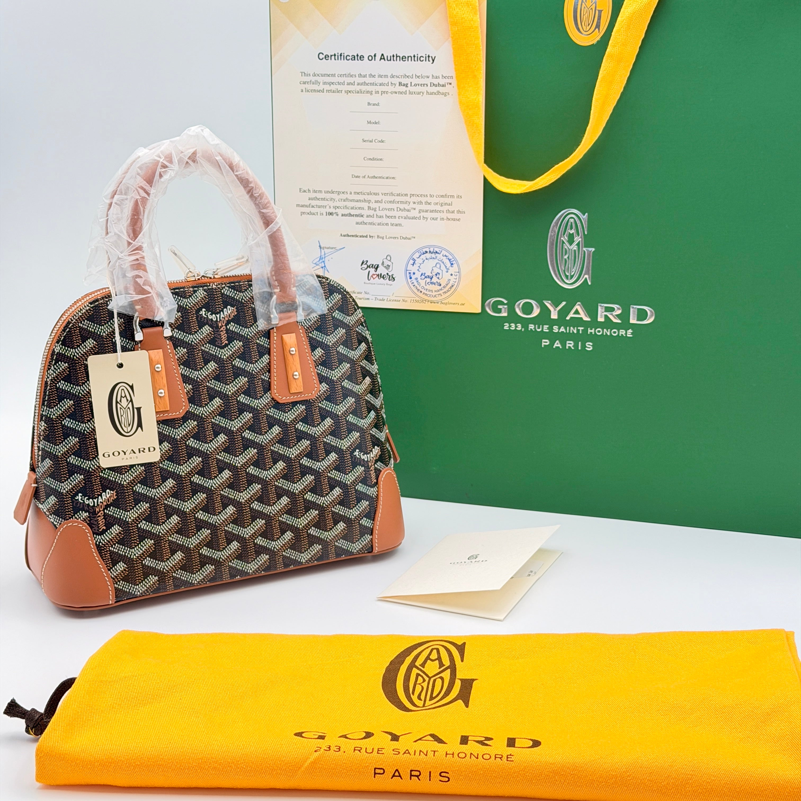 Goyard Vendôme Mini Bag - Tan