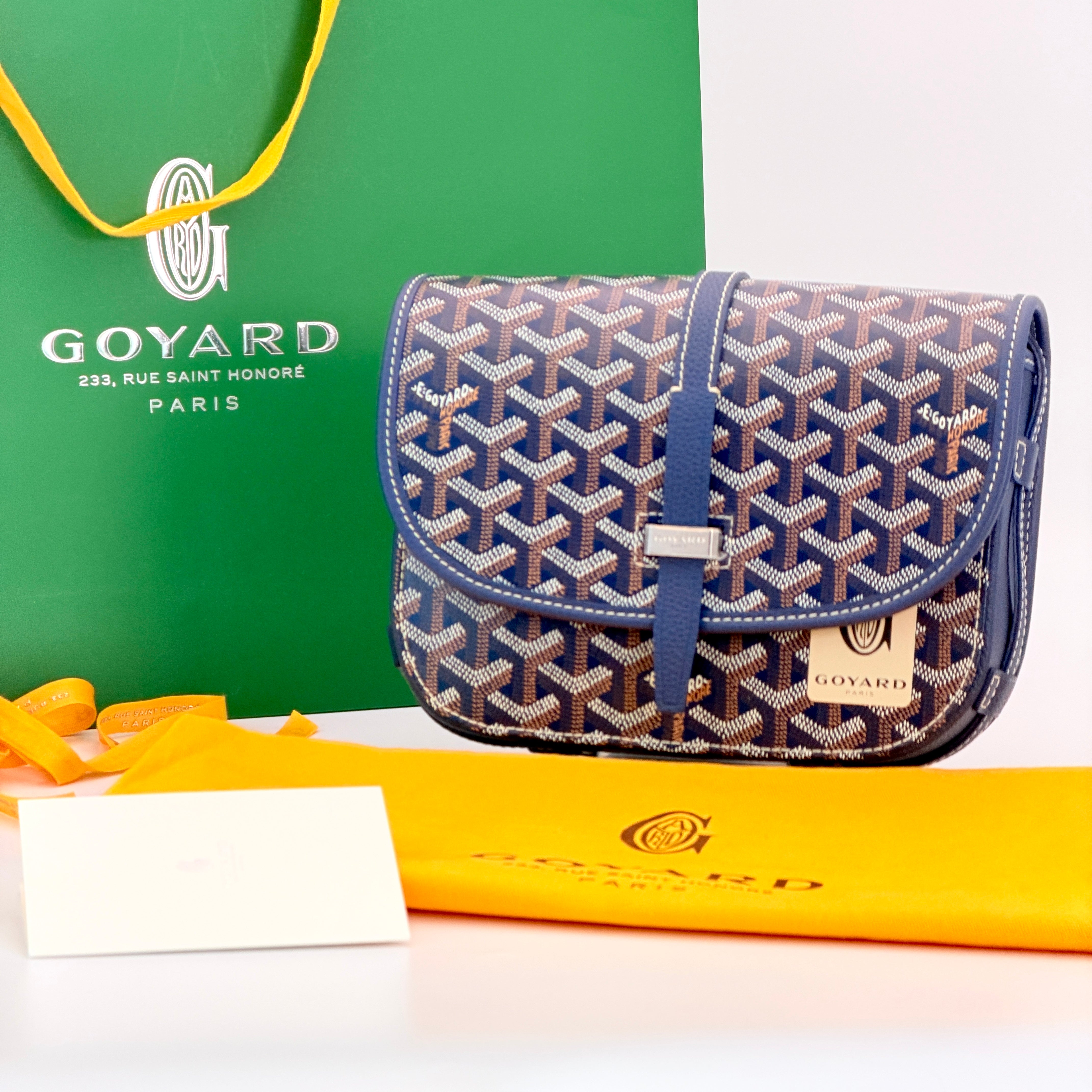Goyard Belvedere PM Bag - Navy Blue