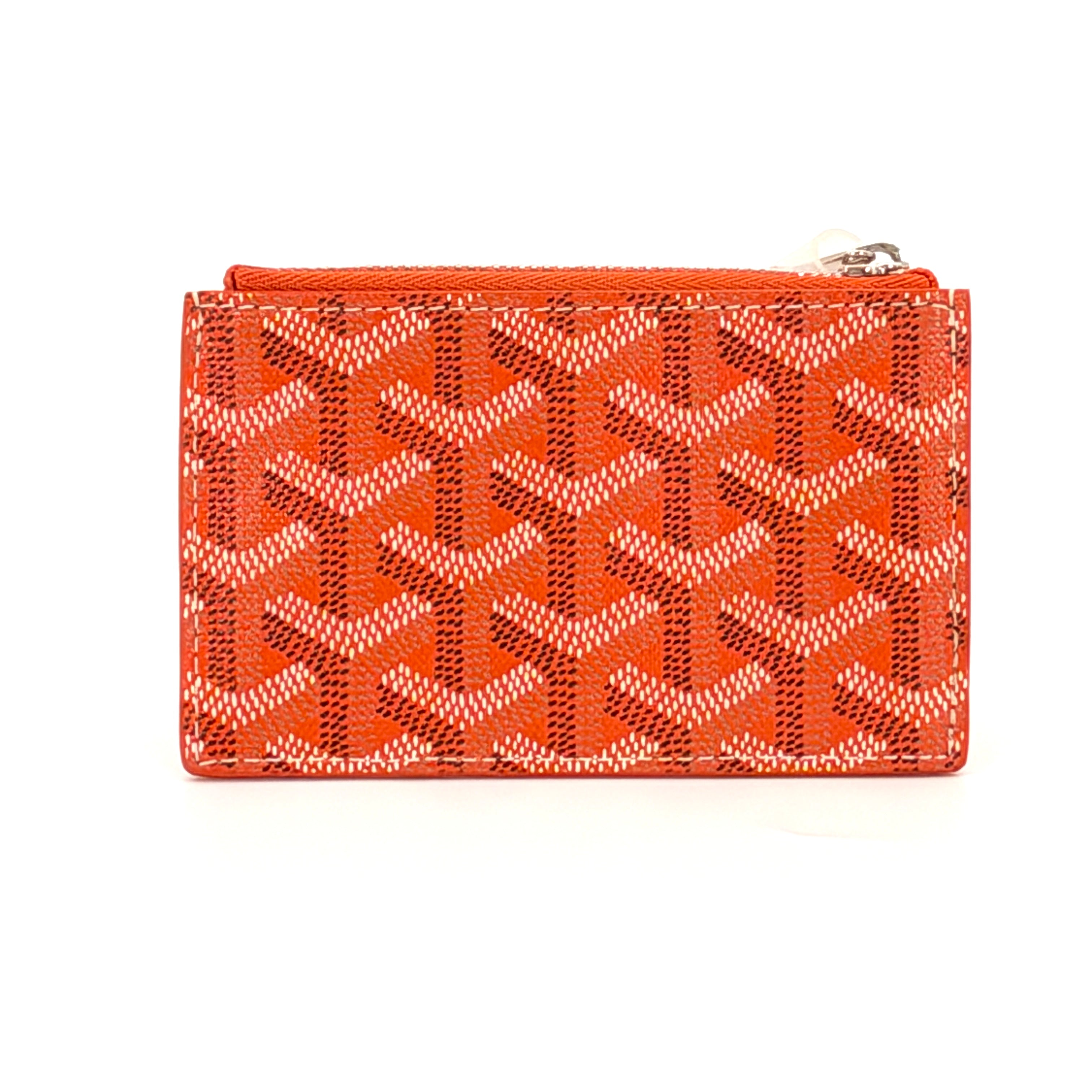 Goyard Bourbon Zipped Wallet - Orange