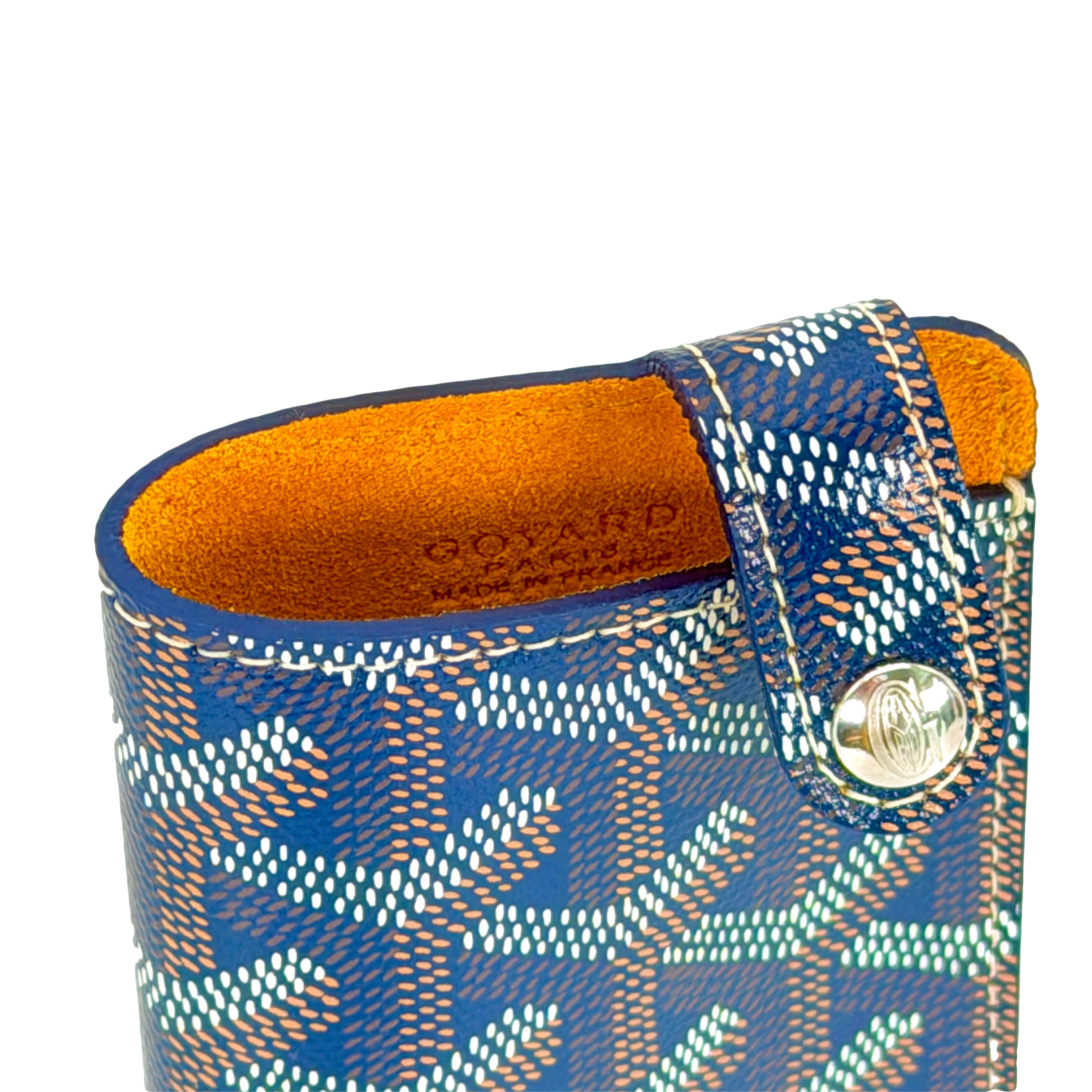 Goyard Montmartre PM Glasses Case - Navy Blue