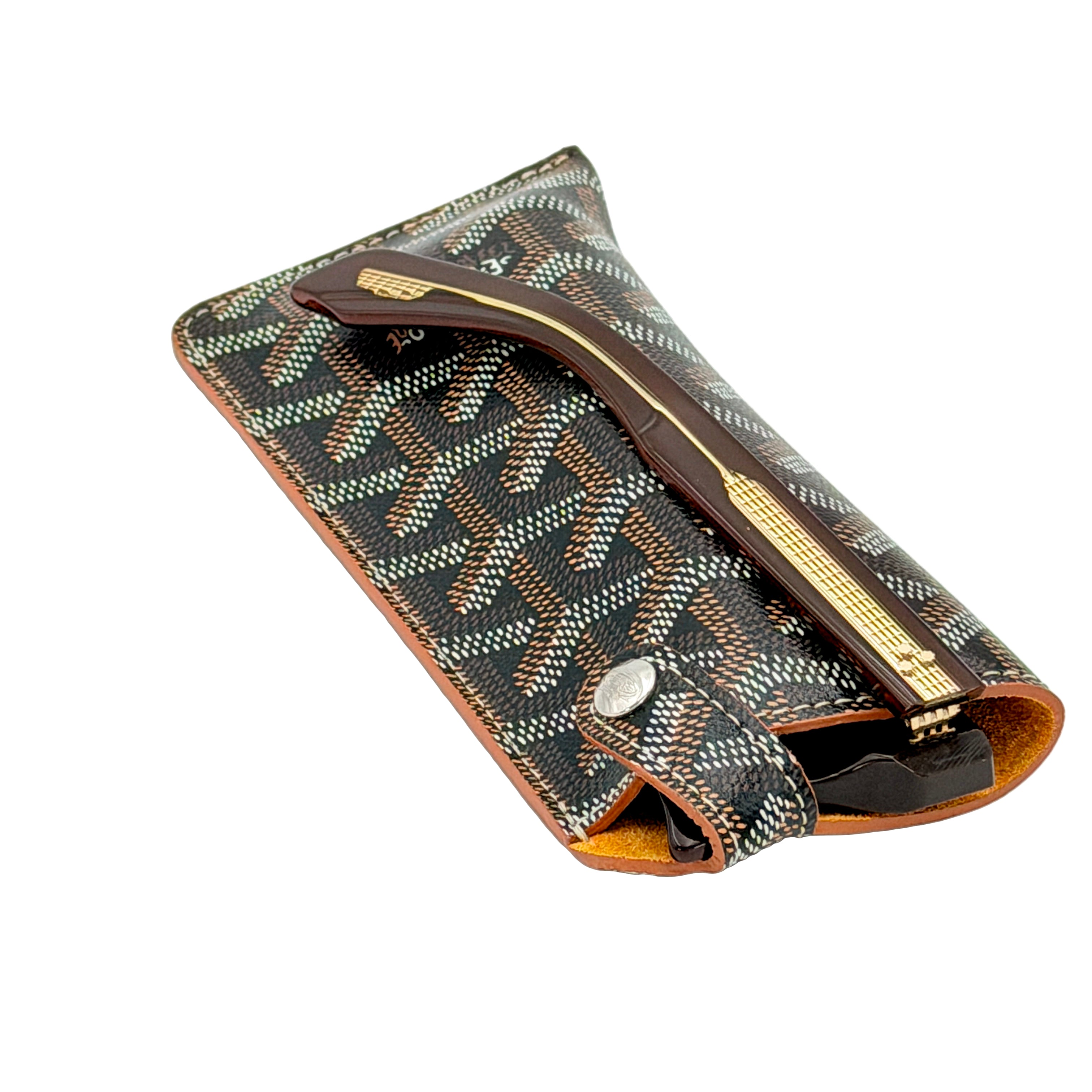 Goyard Montmartre PM Glasses Case - Tan