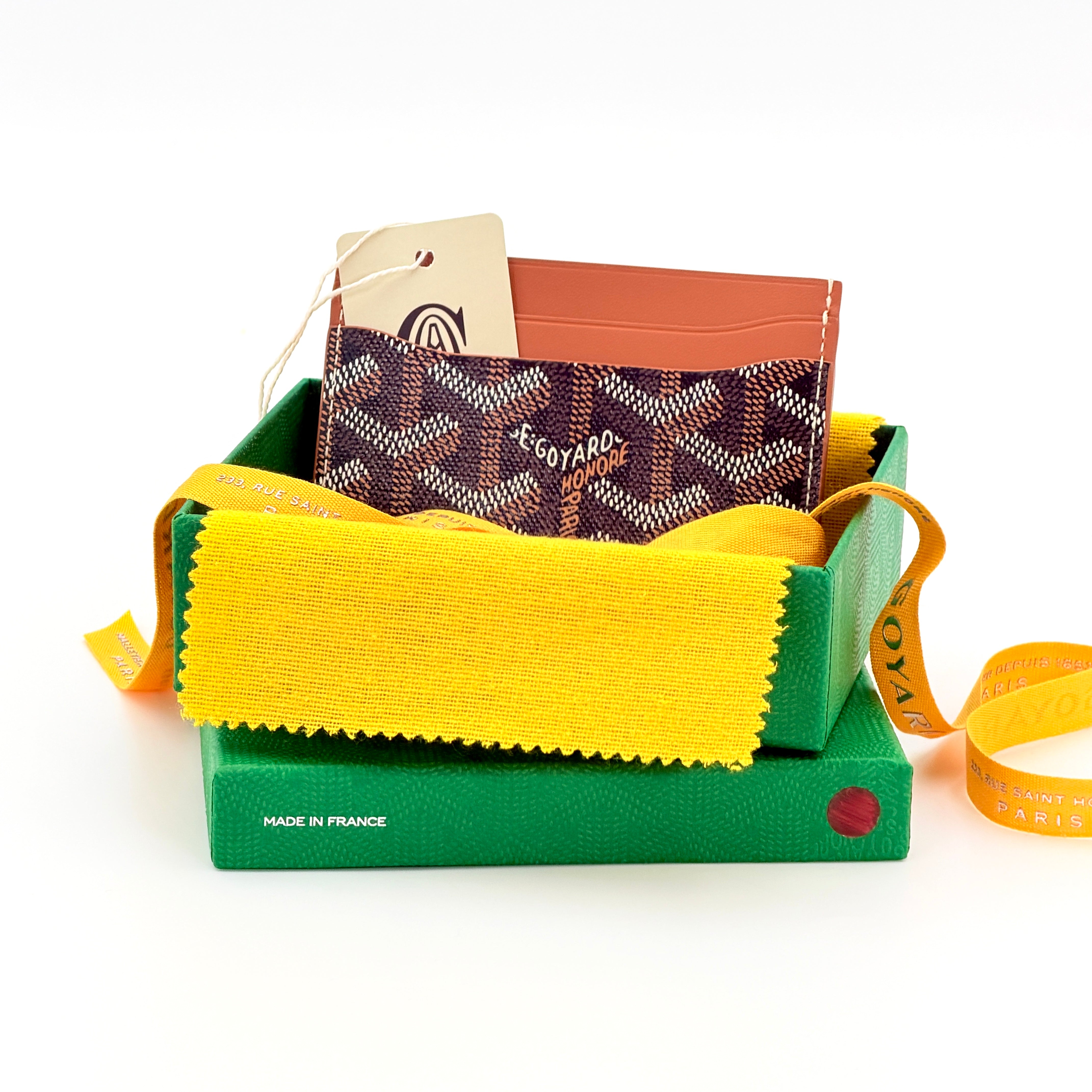 Goyard Saint Sulpice Card Wallet - Tan