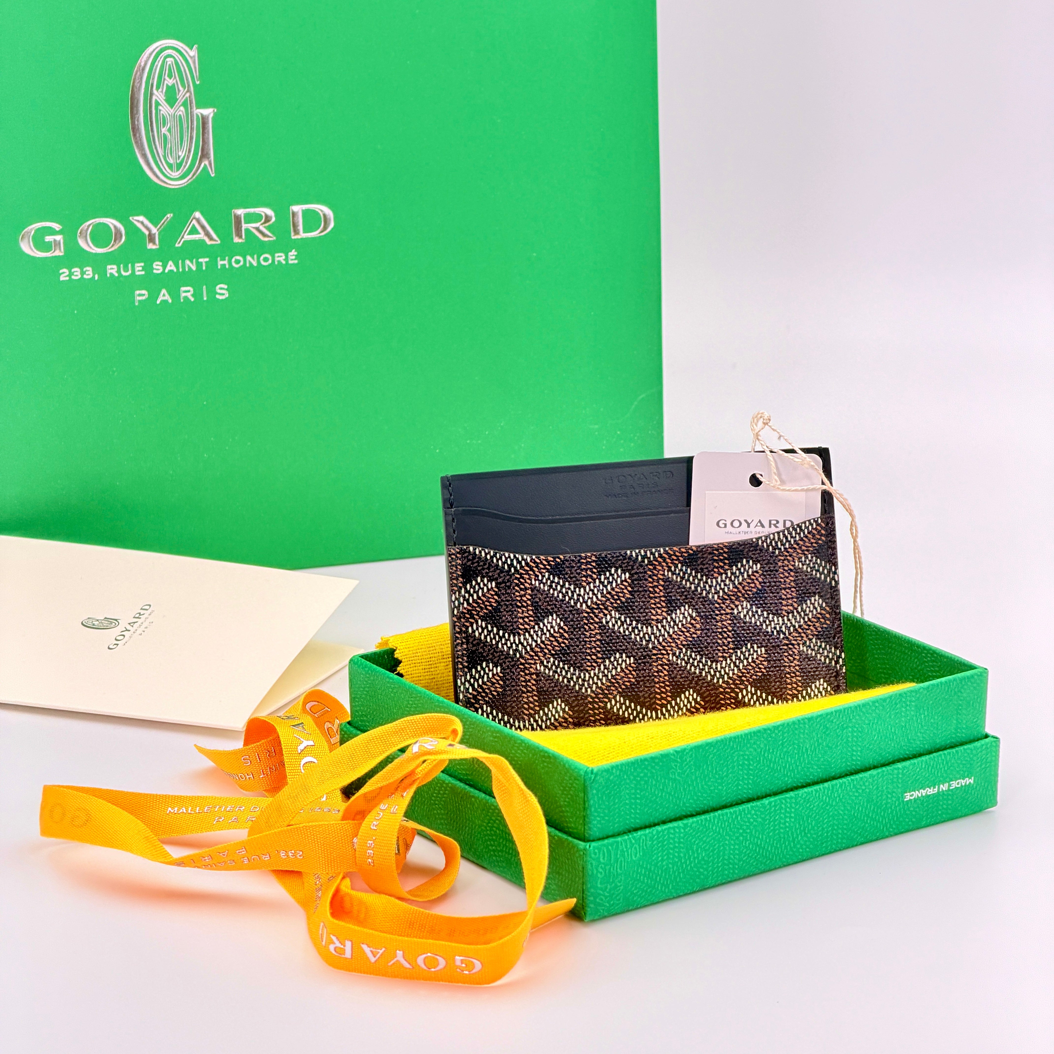 Goyard Saint Sulpice Card Wallet - Black